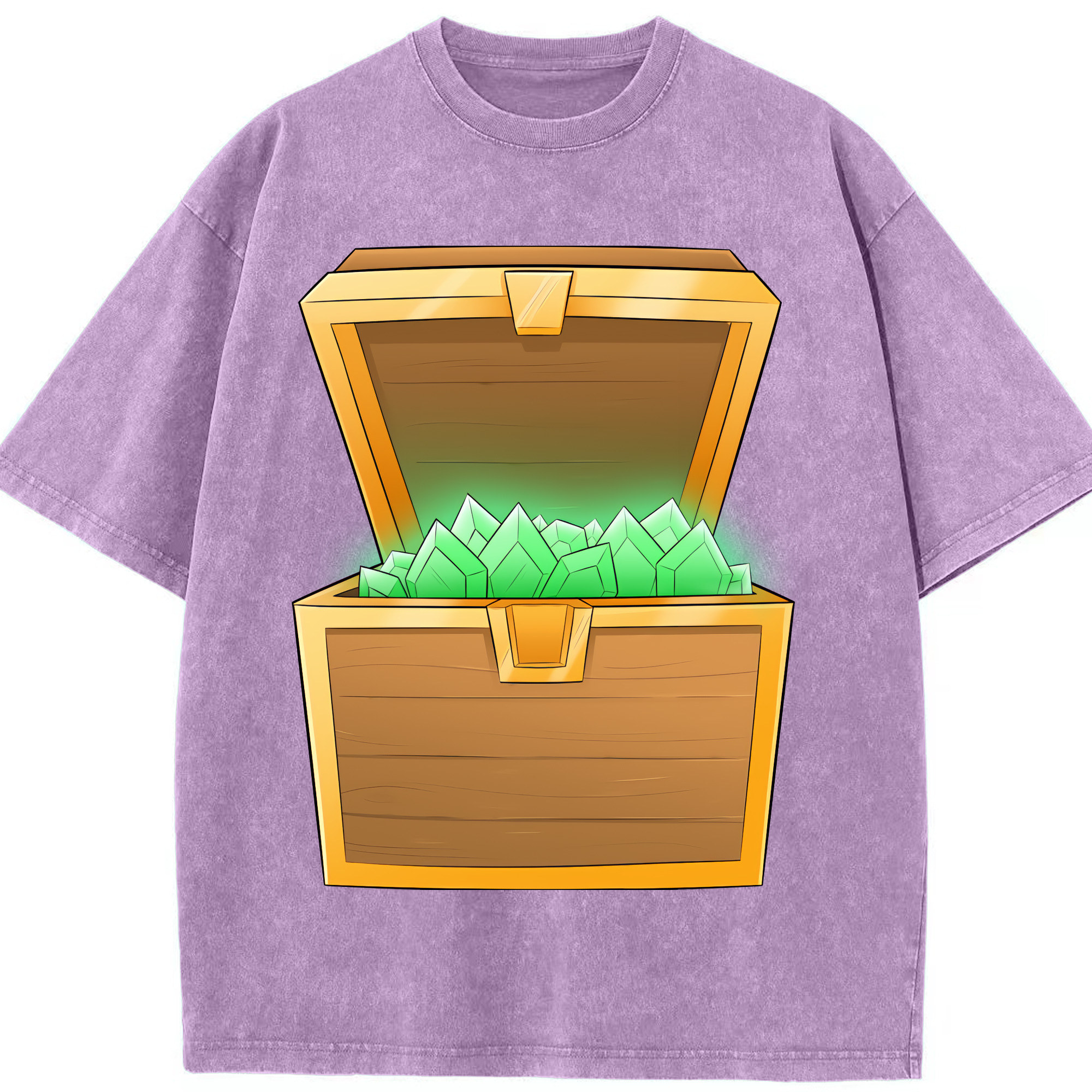 （画像用） マインクラフト ブロックの世界 Minecraft MC Block world 綿100% ヴィンテージ風 半袖Tシャツ（フロントプリント）