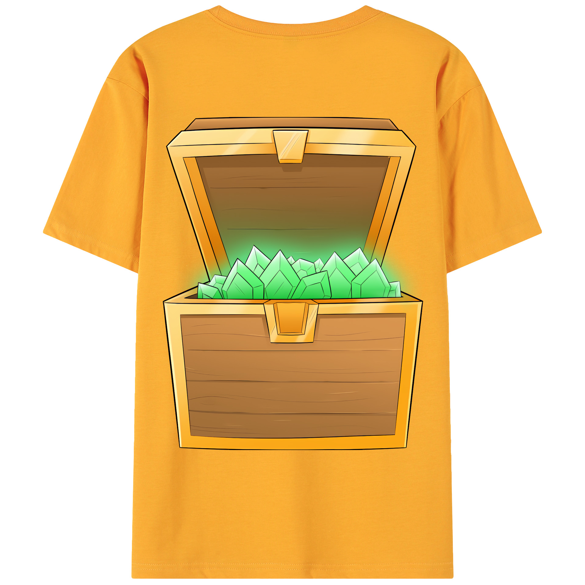 （画像用） マインクラフト ブロックの世界 Minecraft MC Block world 綿100％ メンズ半袖Tシャツ（バックプリント） 通気性