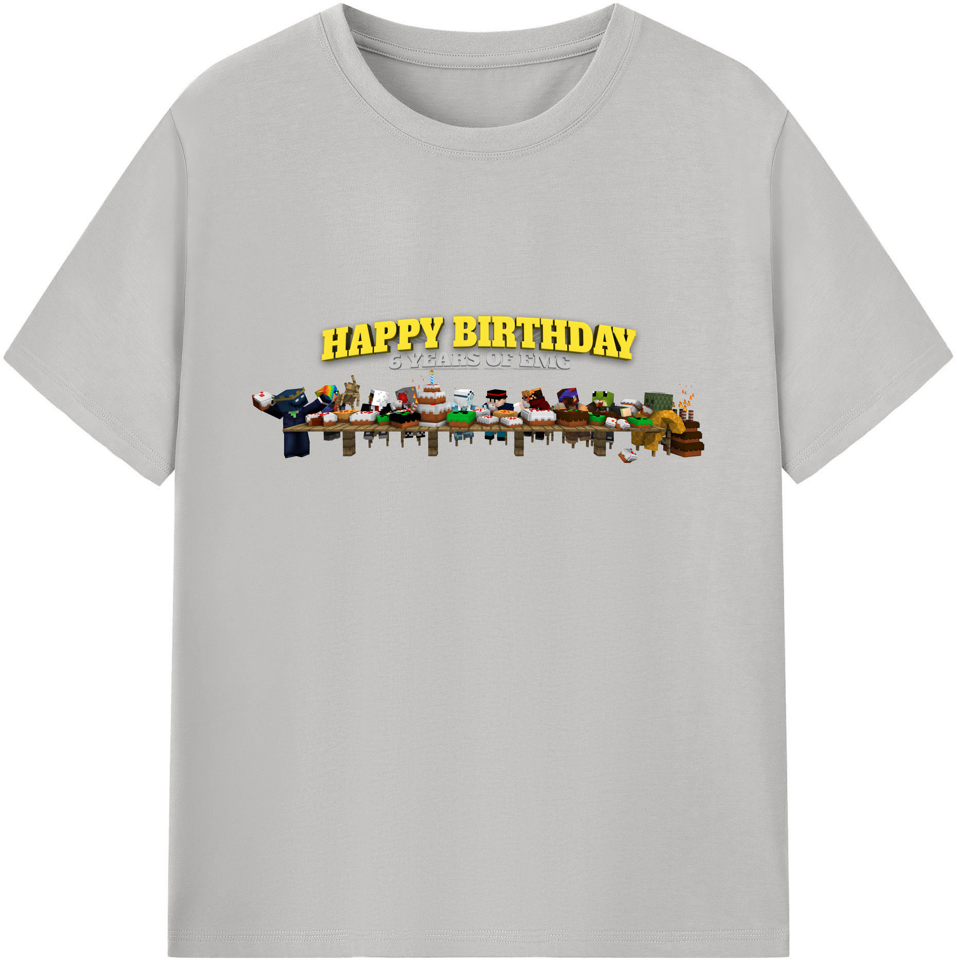 （画像用） マインクラフト ブロックの世界 Minecraft MC Block world 綿100％ メンズ半袖Tシャツ｜肌触りやわらか＆通気性