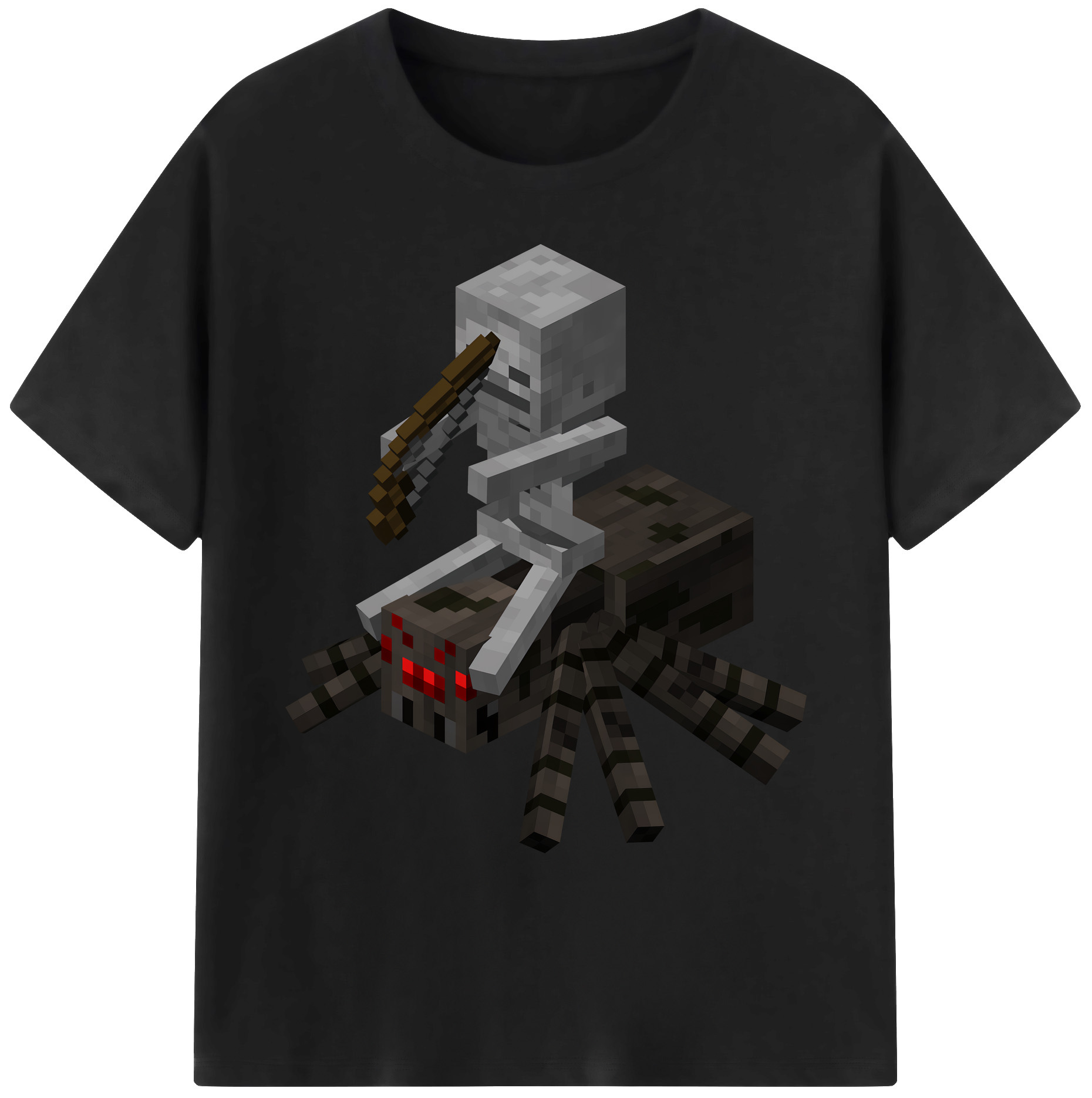 （画像用） マインクラフト ブロックの世界 Minecraft MC Block world 綿100％ メンズ半袖Tシャツ｜肌触りやわらか＆通気性