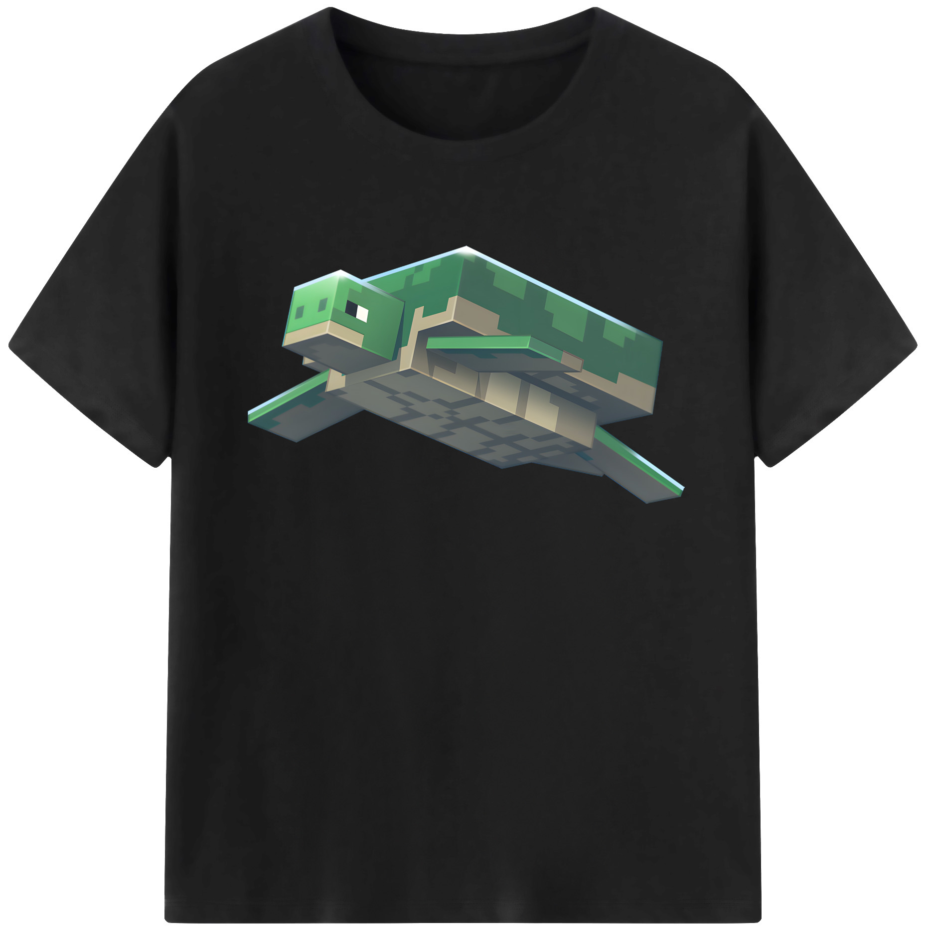 （画像用） マインクラフト ブロックの世界 Minecraft MC Block world 綿100％ メンズ半袖Tシャツ｜肌触りやわらか＆通気性