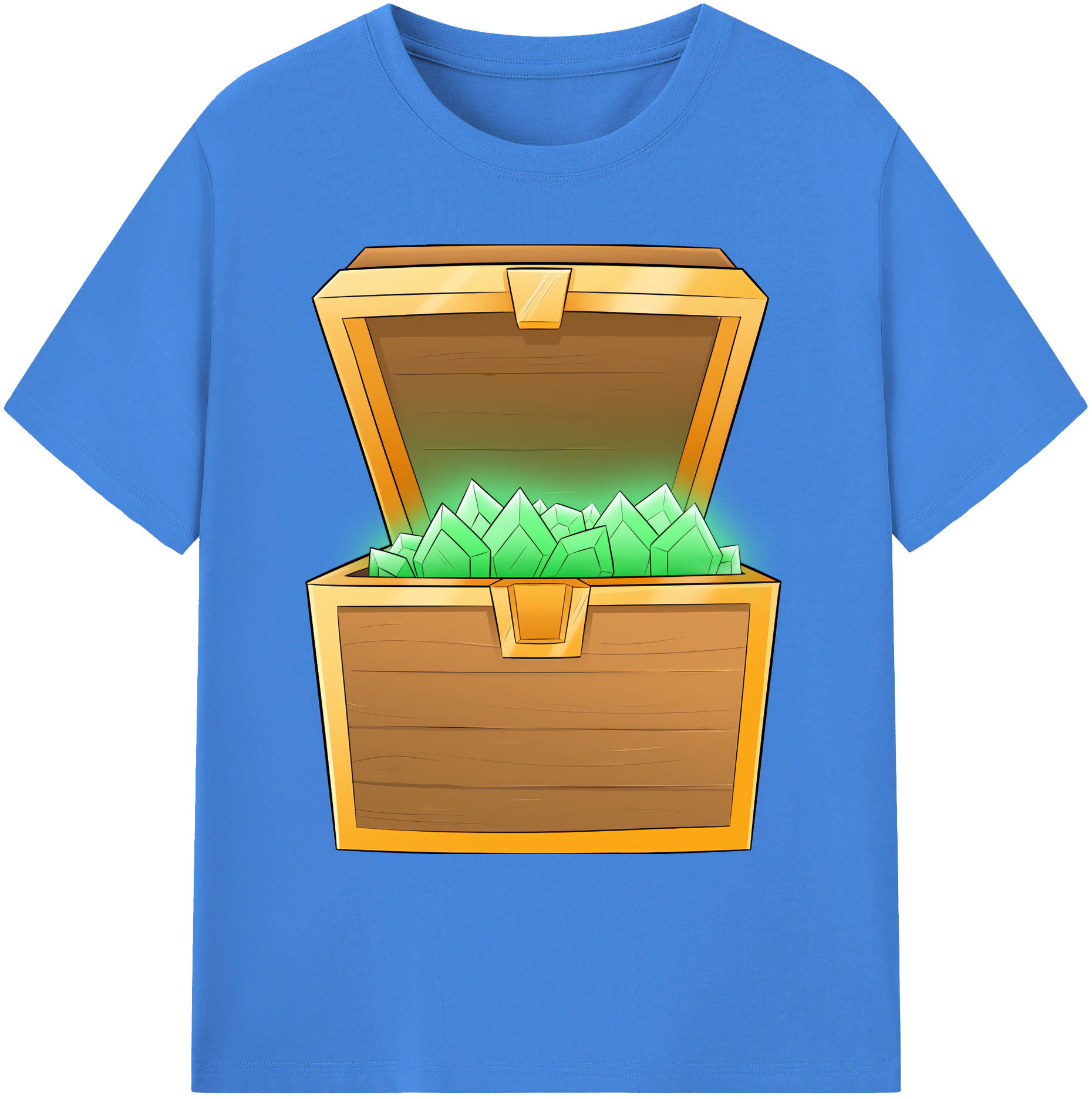 （画像用） マインクラフト ブロックの世界 Minecraft MC Block world 綿100％ メンズ半袖Tシャツ｜肌触りやわらか＆通気性