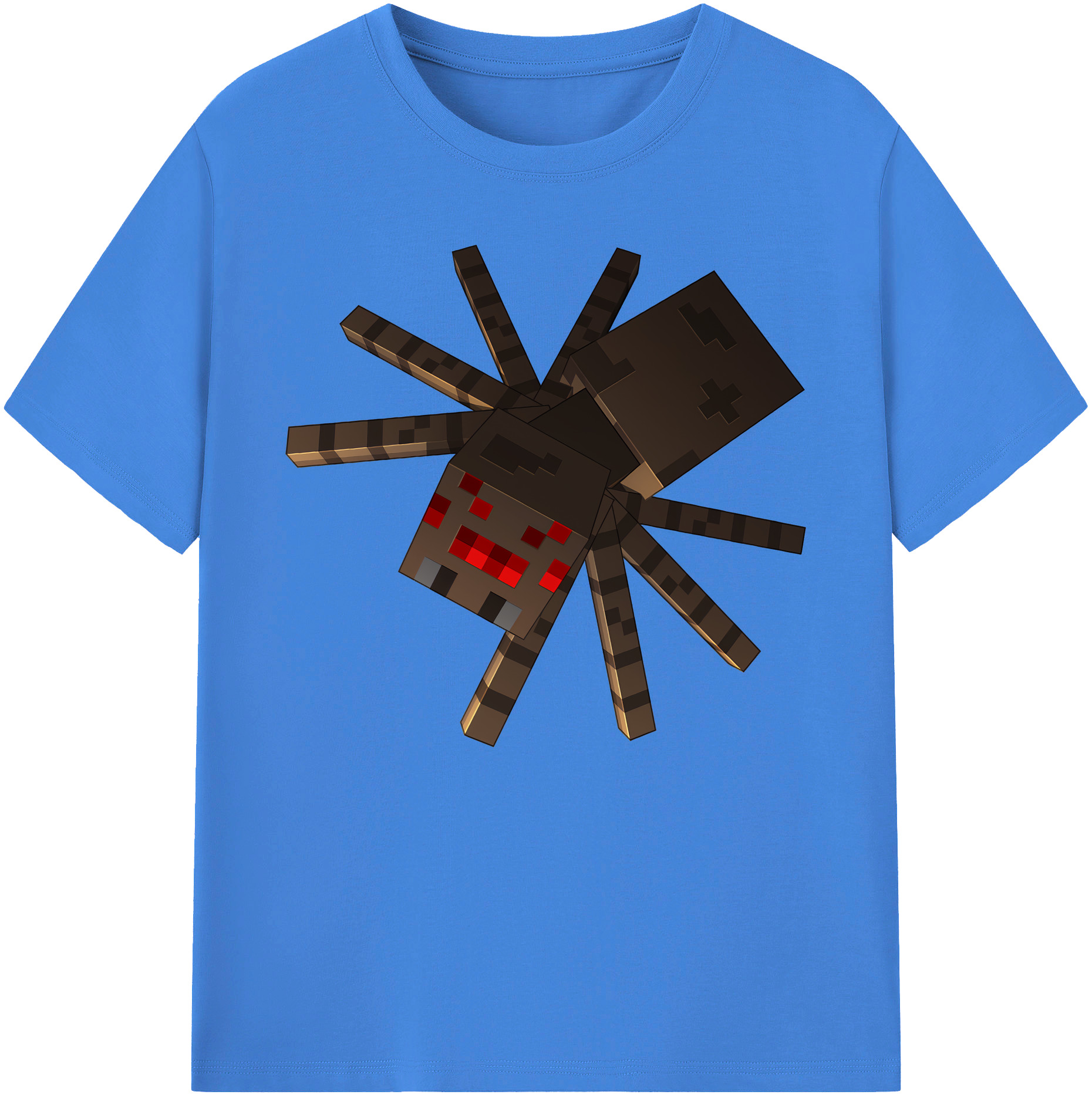 （画像用） マインクラフト ブロックの世界 Minecraft MC Block world 綿100％ メンズ半袖Tシャツ｜肌触りやわらか＆通気性