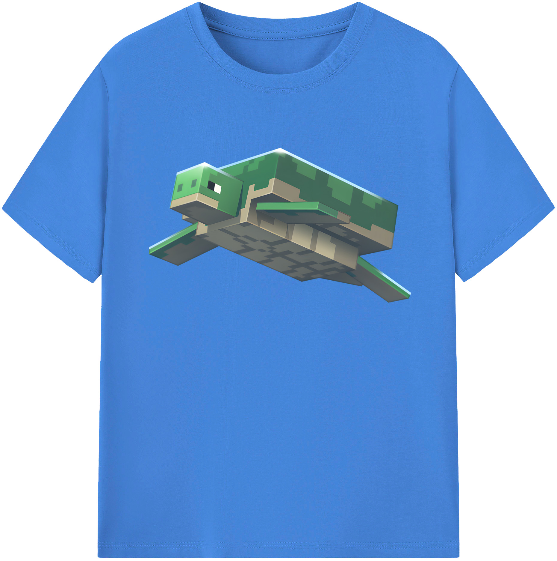 （画像用） マインクラフト ブロックの世界 Minecraft MC Block world 綿100％ メンズ半袖Tシャツ｜肌触りやわらか＆通気性
