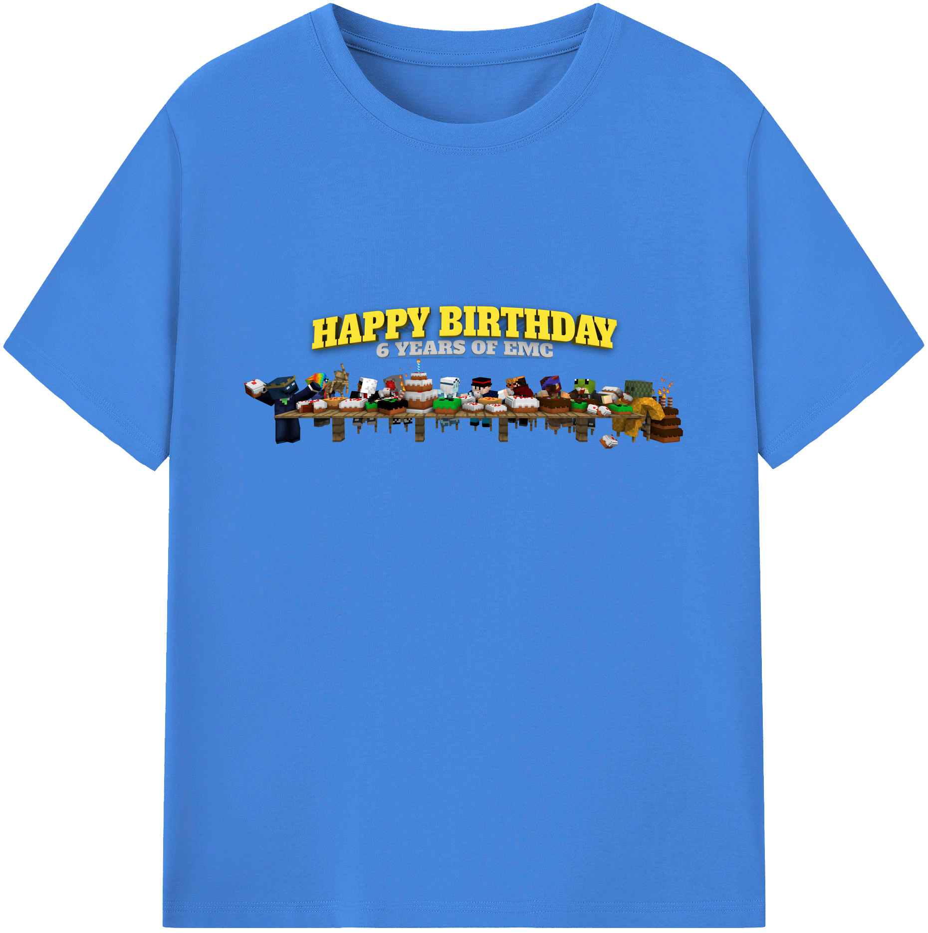 （画像用） マインクラフト ブロックの世界 Minecraft MC Block world 綿100％ メンズ半袖Tシャツ｜肌触りやわらか＆通気性