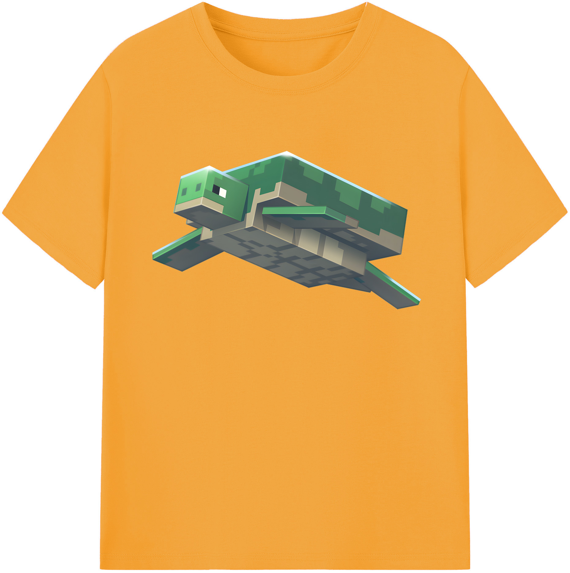 （画像用） マインクラフト ブロックの世界 Minecraft MC Block world 綿100％ メンズ半袖Tシャツ｜肌触りやわらか＆通気性