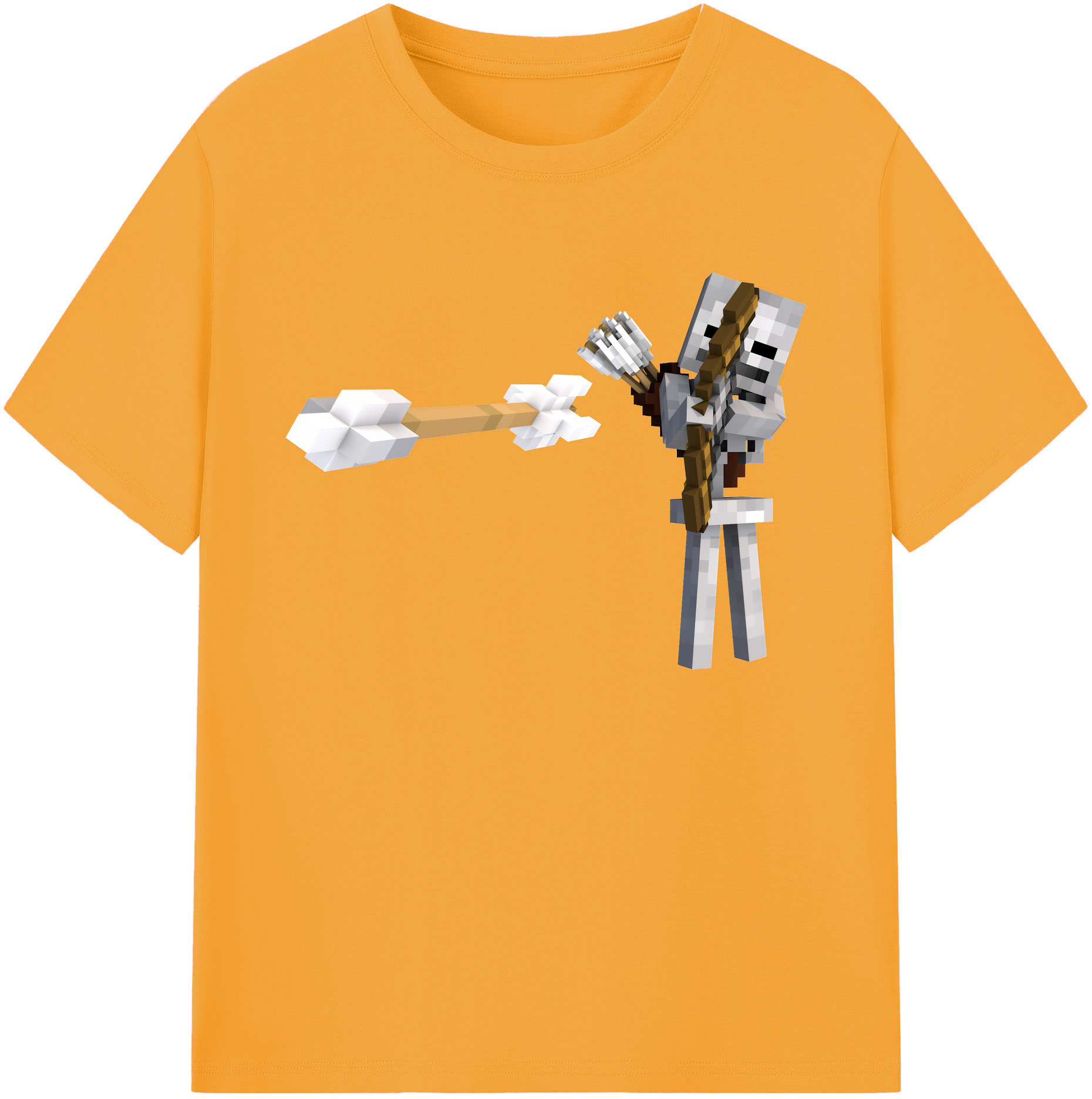 （画像用） マインクラフト ブロックの世界 Minecraft MC Block world 綿100％ メンズ半袖Tシャツ｜肌触りやわらか＆通気性