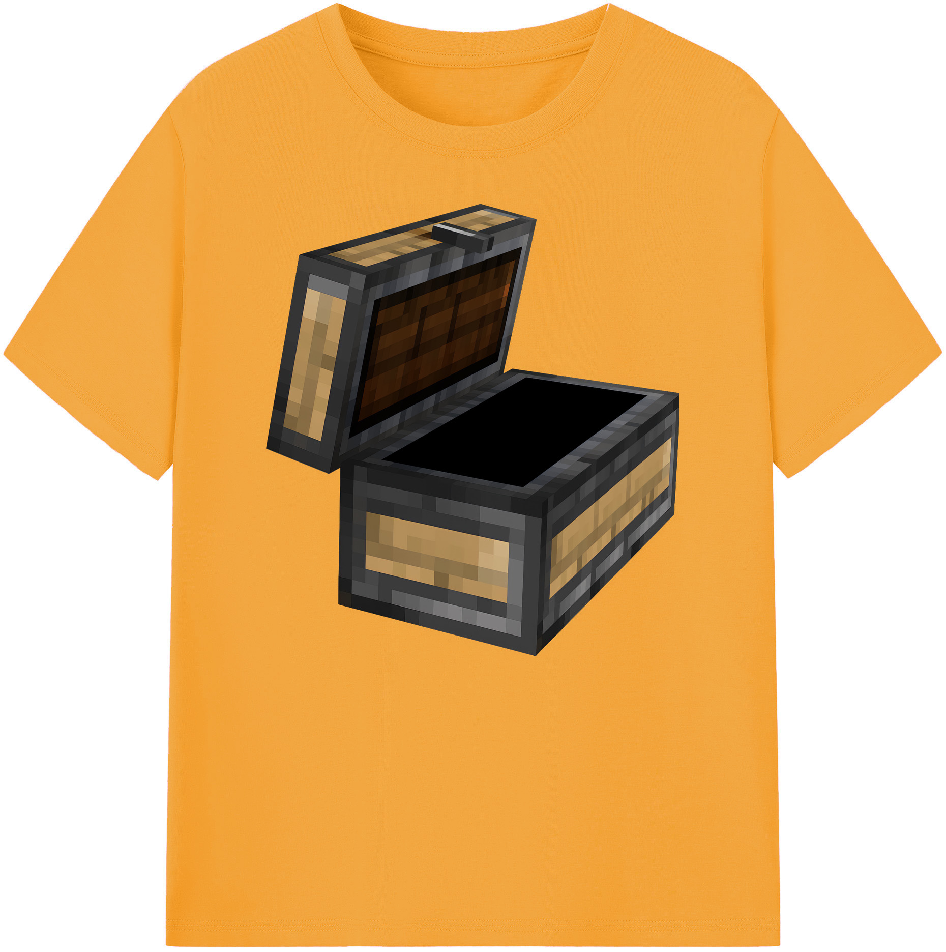 （画像用） マインクラフト ブロックの世界 Minecraft MC Block world 綿100％ メンズ半袖Tシャツ｜肌触りやわらか＆通気性