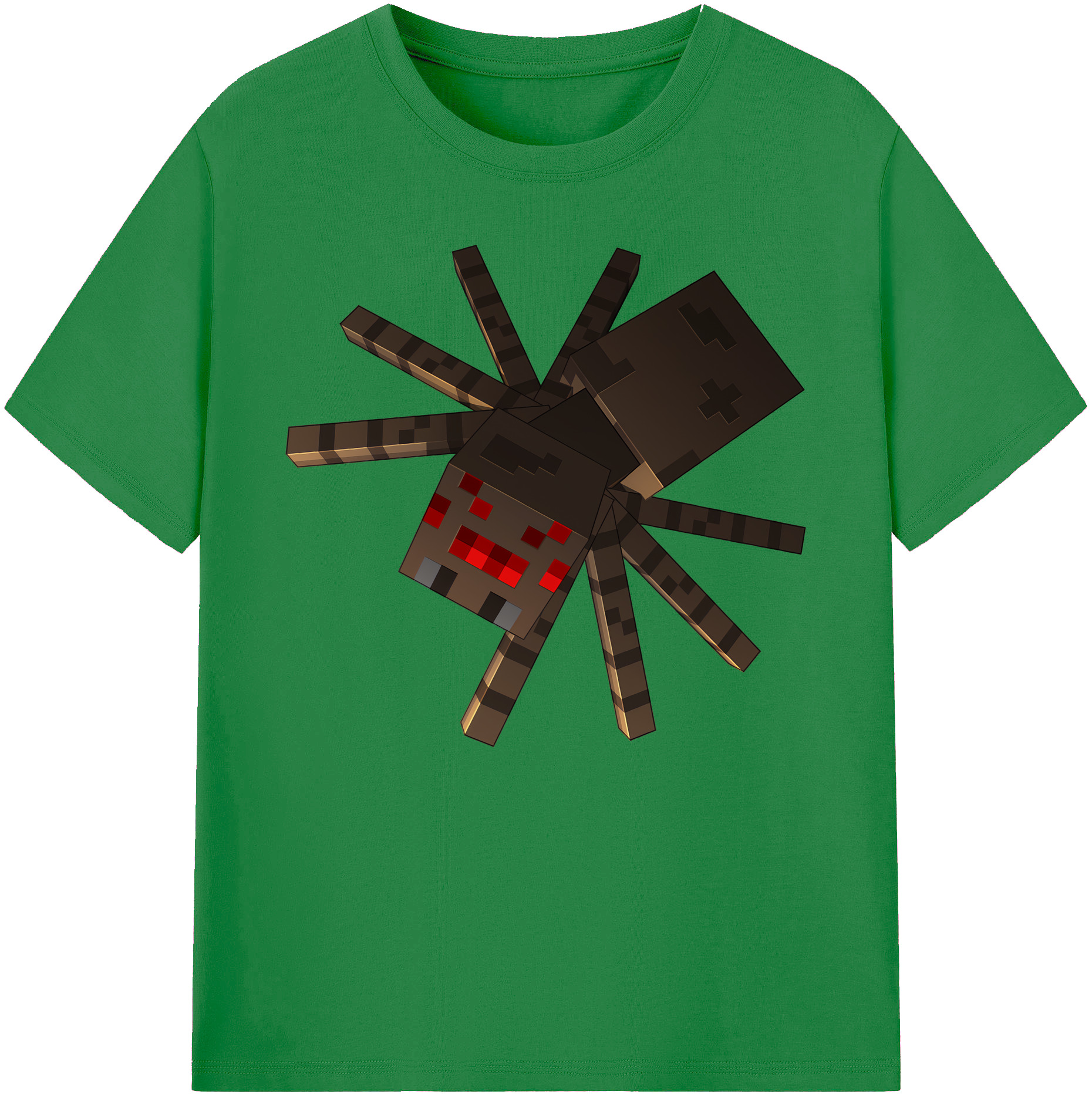 （画像用） マインクラフト ブロックの世界 Minecraft MC Block world 綿100％ メンズ半袖Tシャツ｜肌触りやわらか＆通気性