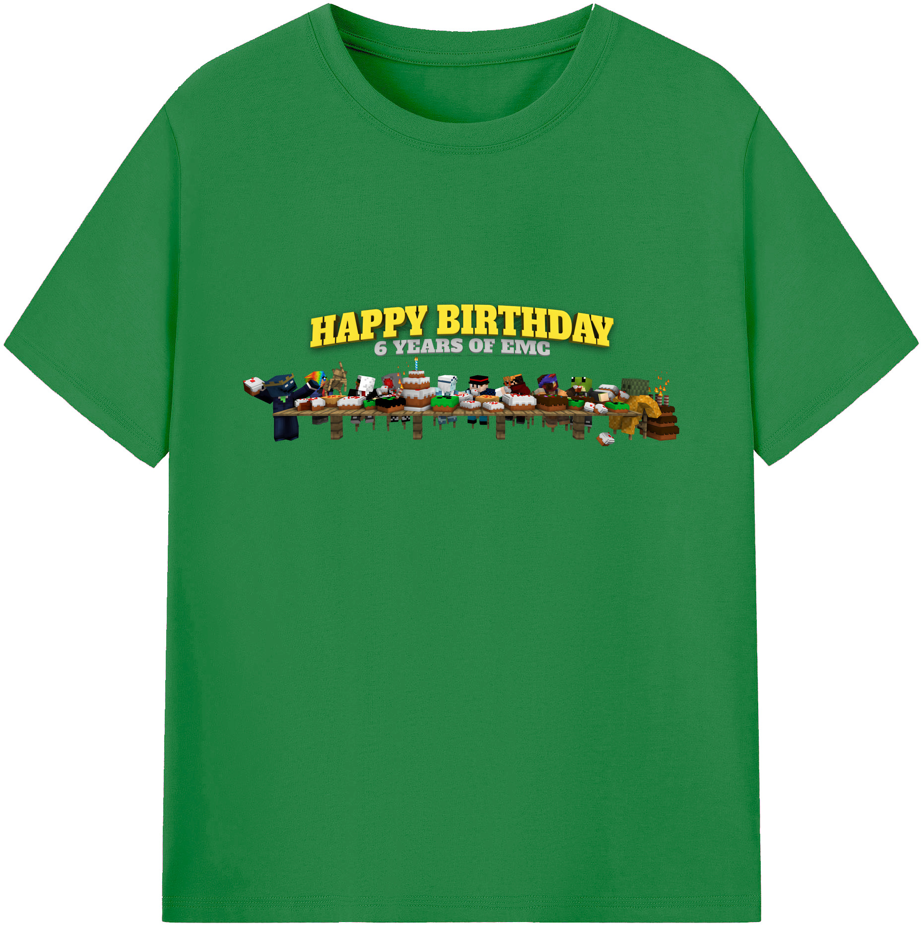 （画像用） マインクラフト ブロックの世界 Minecraft MC Block world 綿100％ メンズ半袖Tシャツ｜肌触りやわらか＆通気性