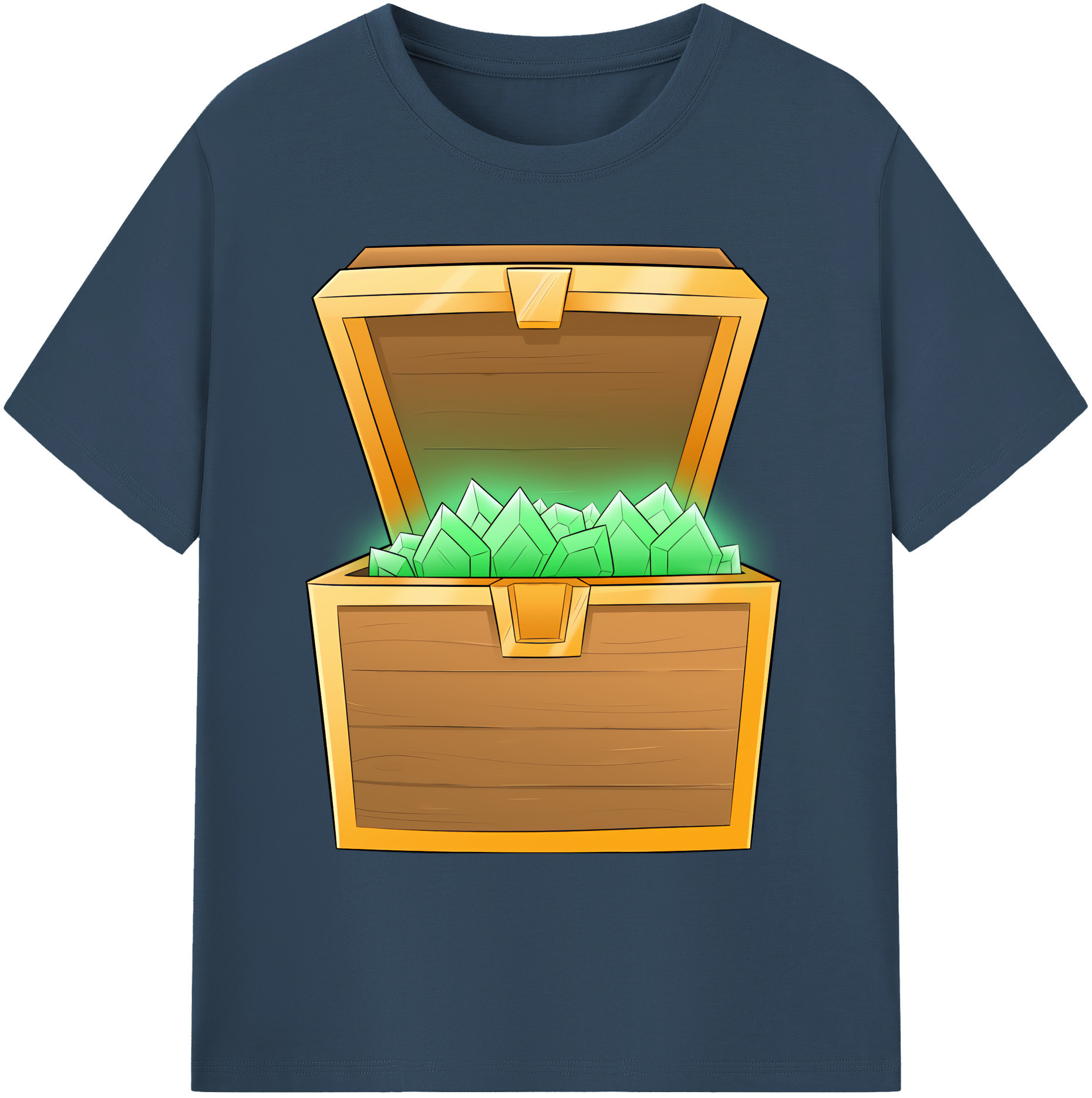 （画像用） マインクラフト ブロックの世界 Minecraft MC Block world 綿100％ メンズ半袖Tシャツ｜肌触りやわらか＆通気性