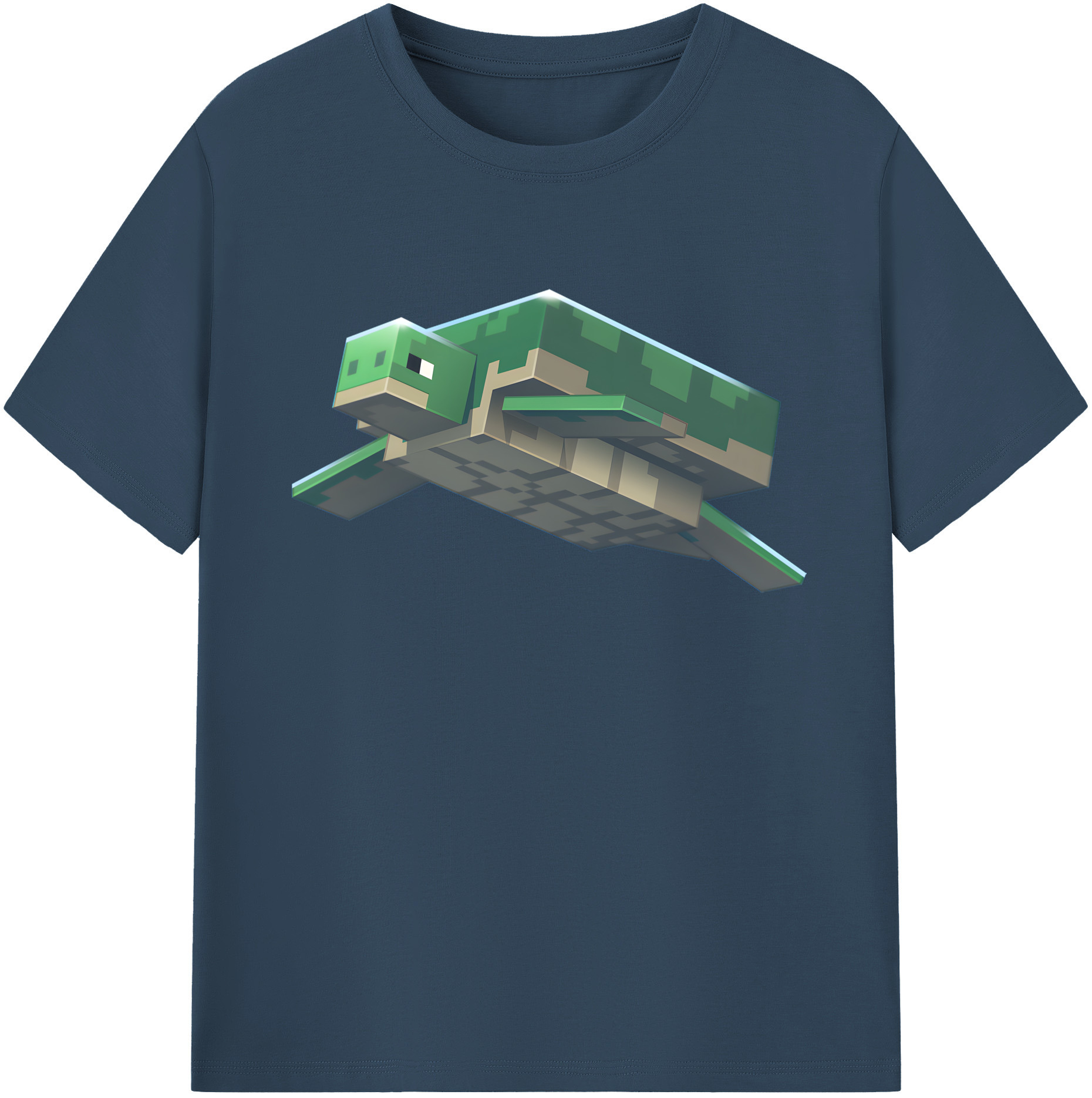 （画像用） マインクラフト ブロックの世界 Minecraft MC Block world 綿100％ メンズ半袖Tシャツ｜肌触りやわらか＆通気性