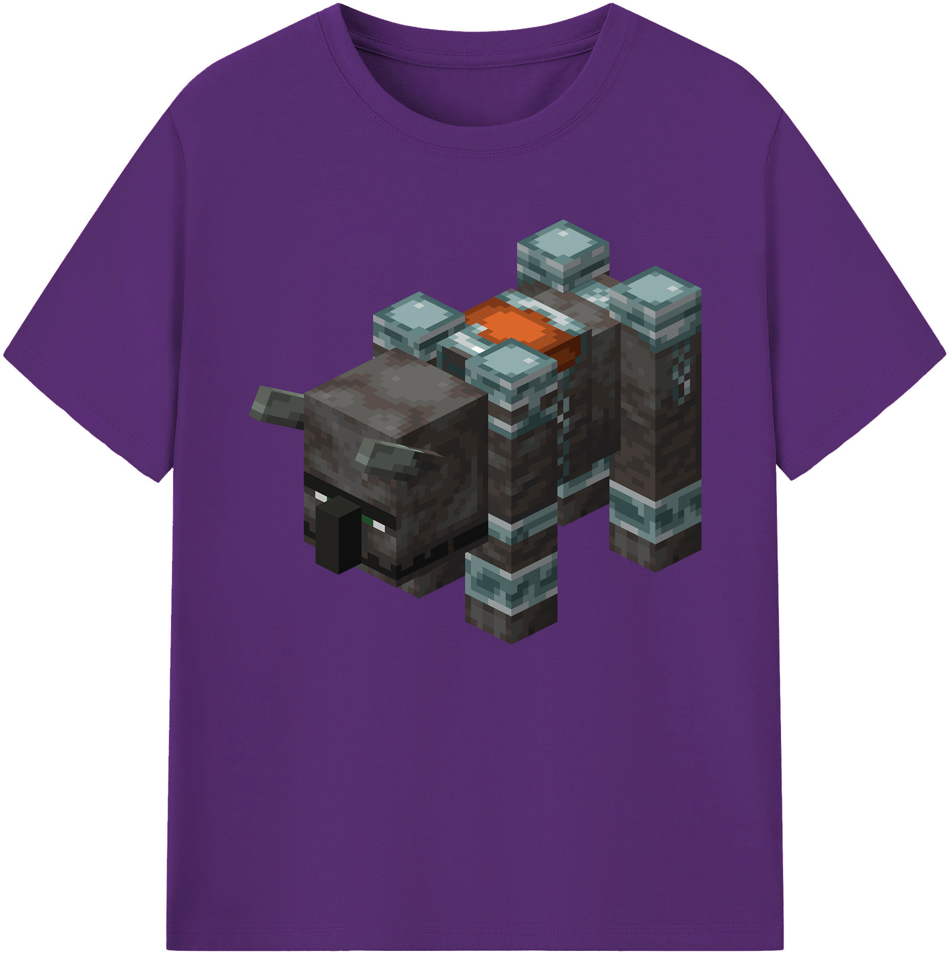 （画像用） マインクラフト ブロックの世界 Minecraft MC Block world 綿100％ メンズ半袖Tシャツ｜肌触りやわらか＆通気性