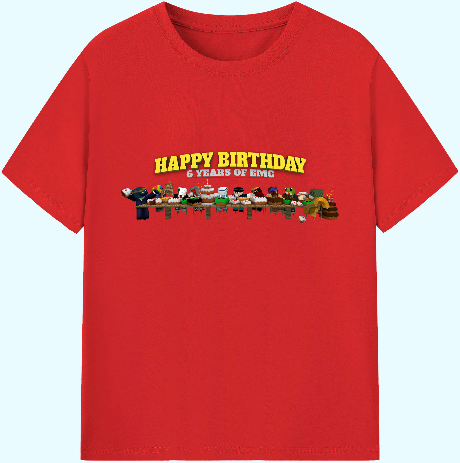 （画像用） マインクラフト ブロックの世界 Minecraft MC Block world 綿100％ メンズ半袖Tシャツ｜肌触りやわらか＆通気性