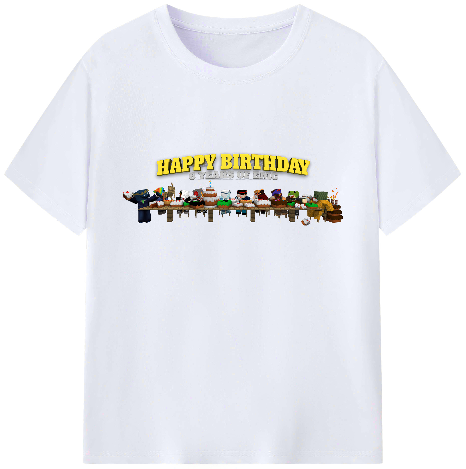 （画像用） マインクラフト ブロックの世界 Minecraft MC Block world 綿100％ メンズ半袖Tシャツ｜肌触りやわらか＆通気性