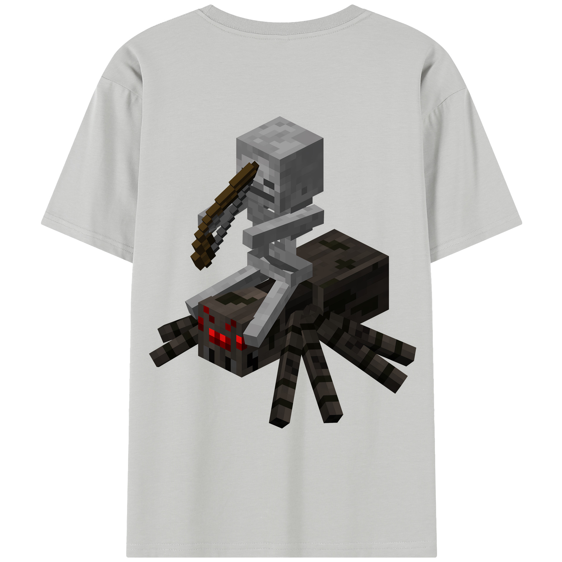 （画像用） マインクラフト ブロックの世界 Minecraft MC Block world レディース半袖Tシャツ(バックプリント)