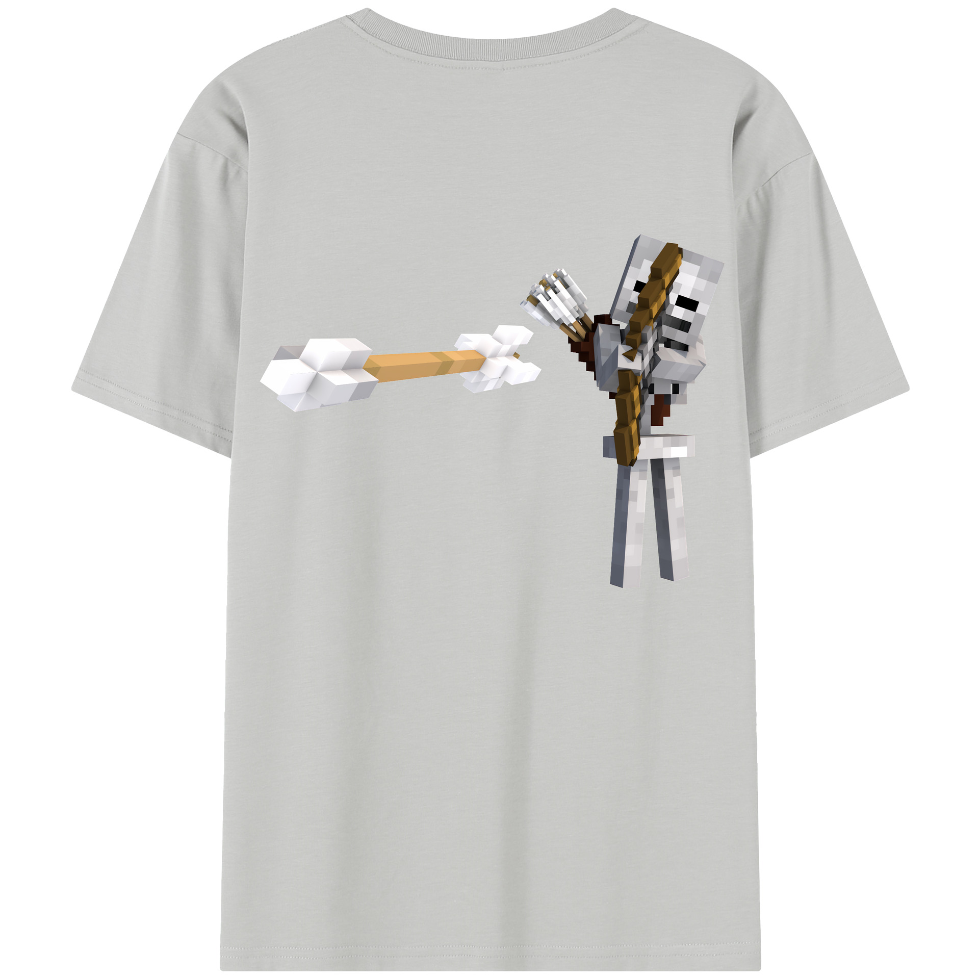 （画像用） マインクラフト ブロックの世界 Minecraft MC Block world レディース半袖Tシャツ(バックプリント)