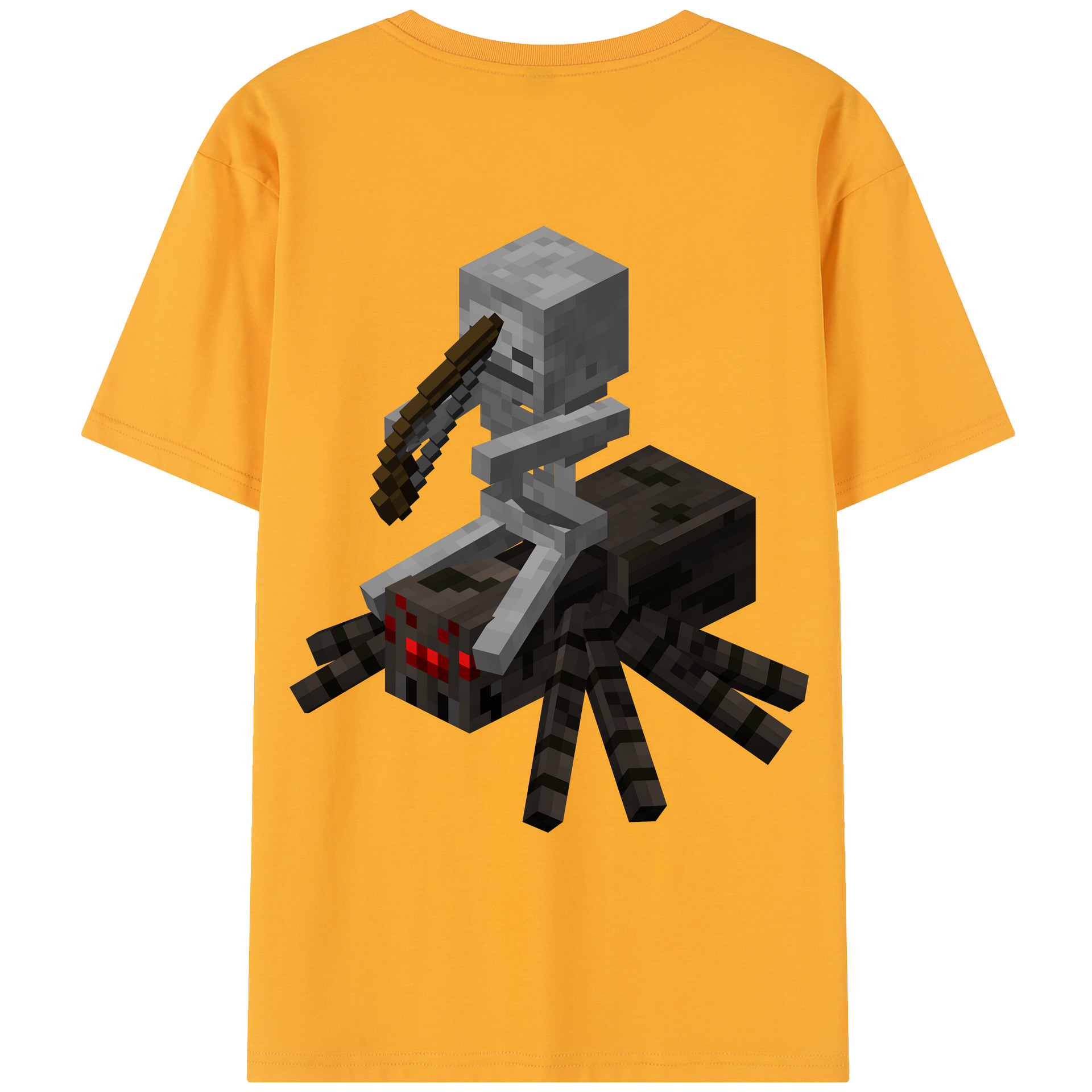 （画像用） マインクラフト ブロックの世界 Minecraft MC Block world レディース半袖Tシャツ(バックプリント)
