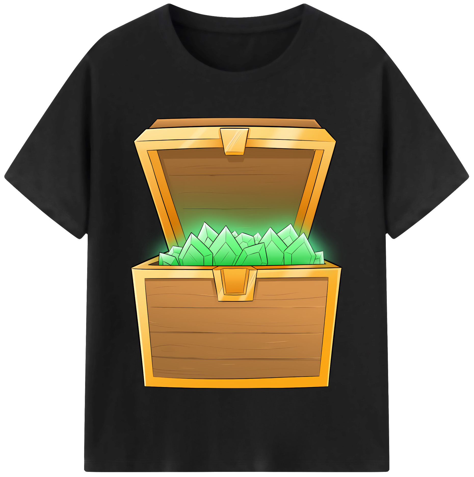 （画像用） マインクラフト ブロックの世界 Minecraft MC Block world レディースカジュアルプリントTシャツ（綿100％）