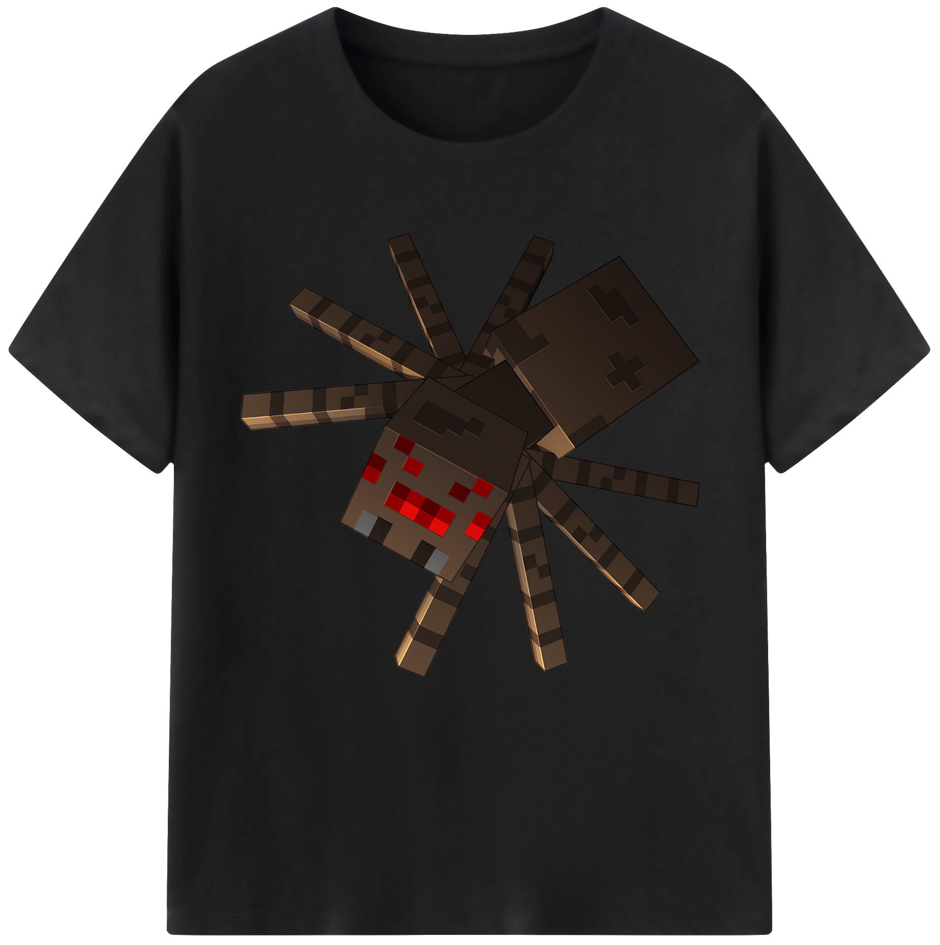 （画像用） マインクラフト ブロックの世界 Minecraft MC Block world レディースカジュアルプリントTシャツ（綿100％）