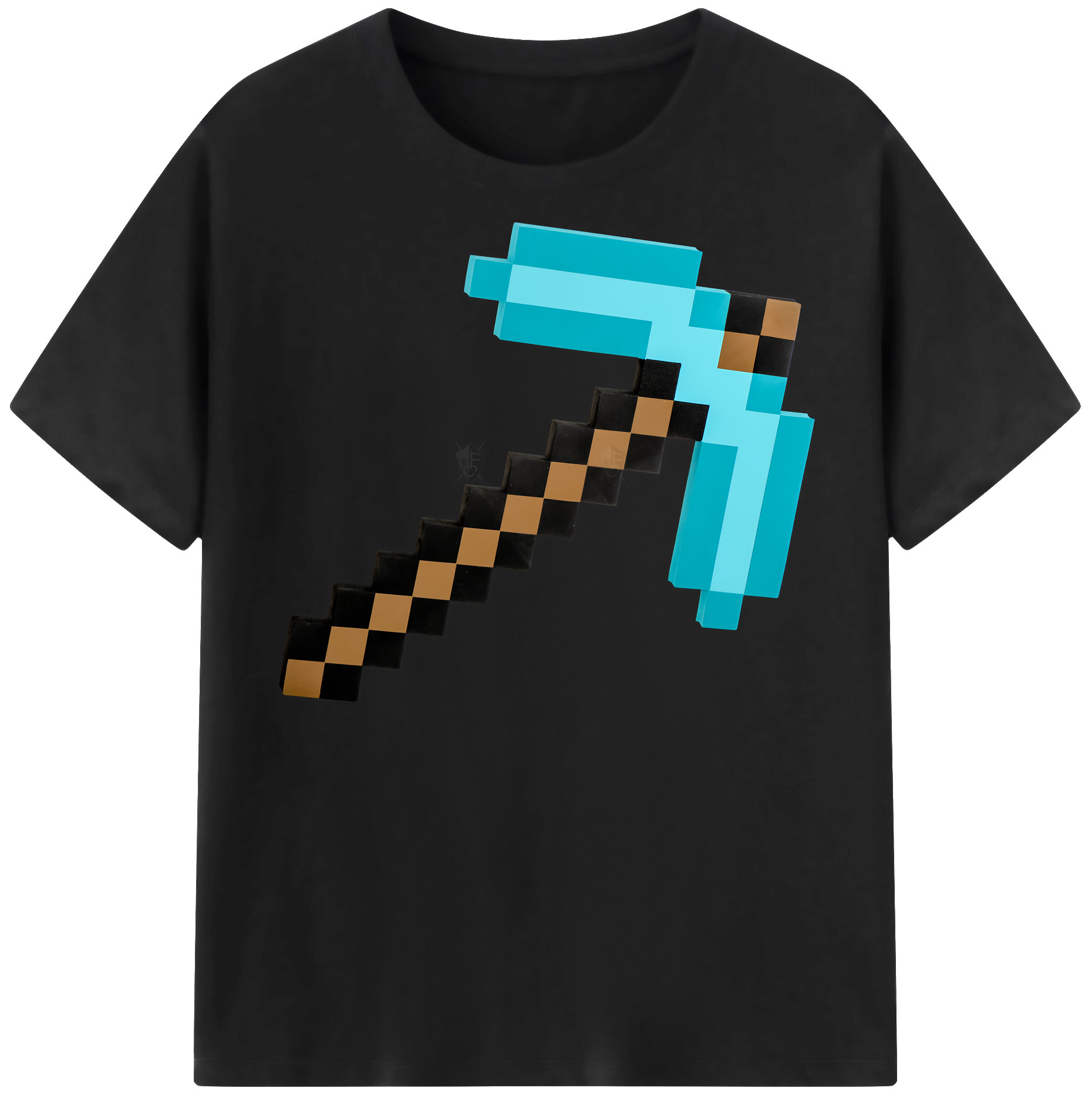 （画像用） マインクラフト ブロックの世界 Minecraft MC Block world レディースカジュアルプリントTシャツ（綿100％）