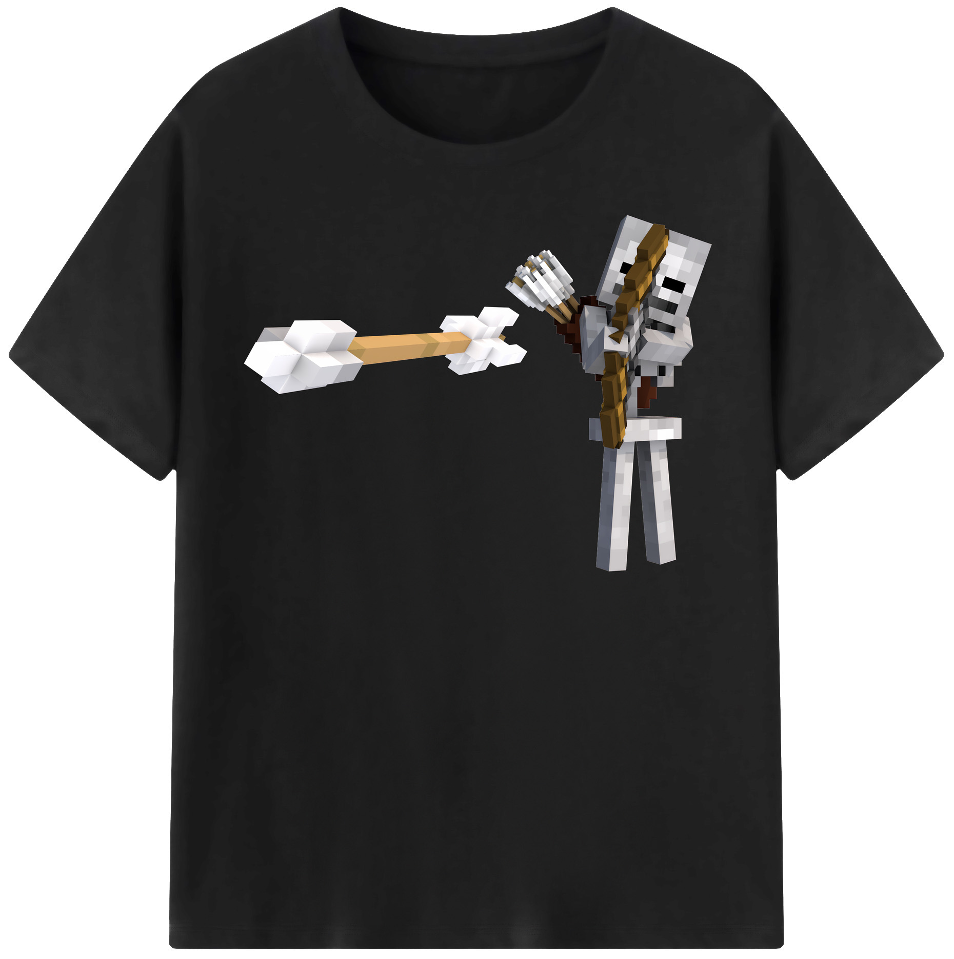 （画像用） マインクラフト ブロックの世界 Minecraft MC Block world レディースカジュアルプリントTシャツ（綿100％）