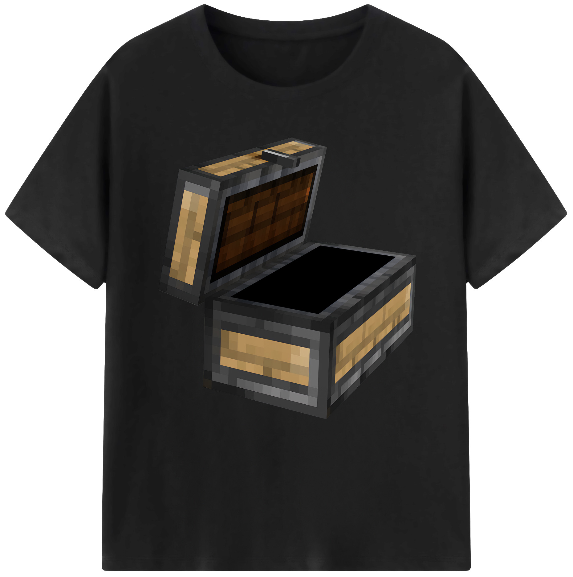 （画像用） マインクラフト ブロックの世界 Minecraft MC Block world レディースカジュアルプリントTシャツ（綿100％）