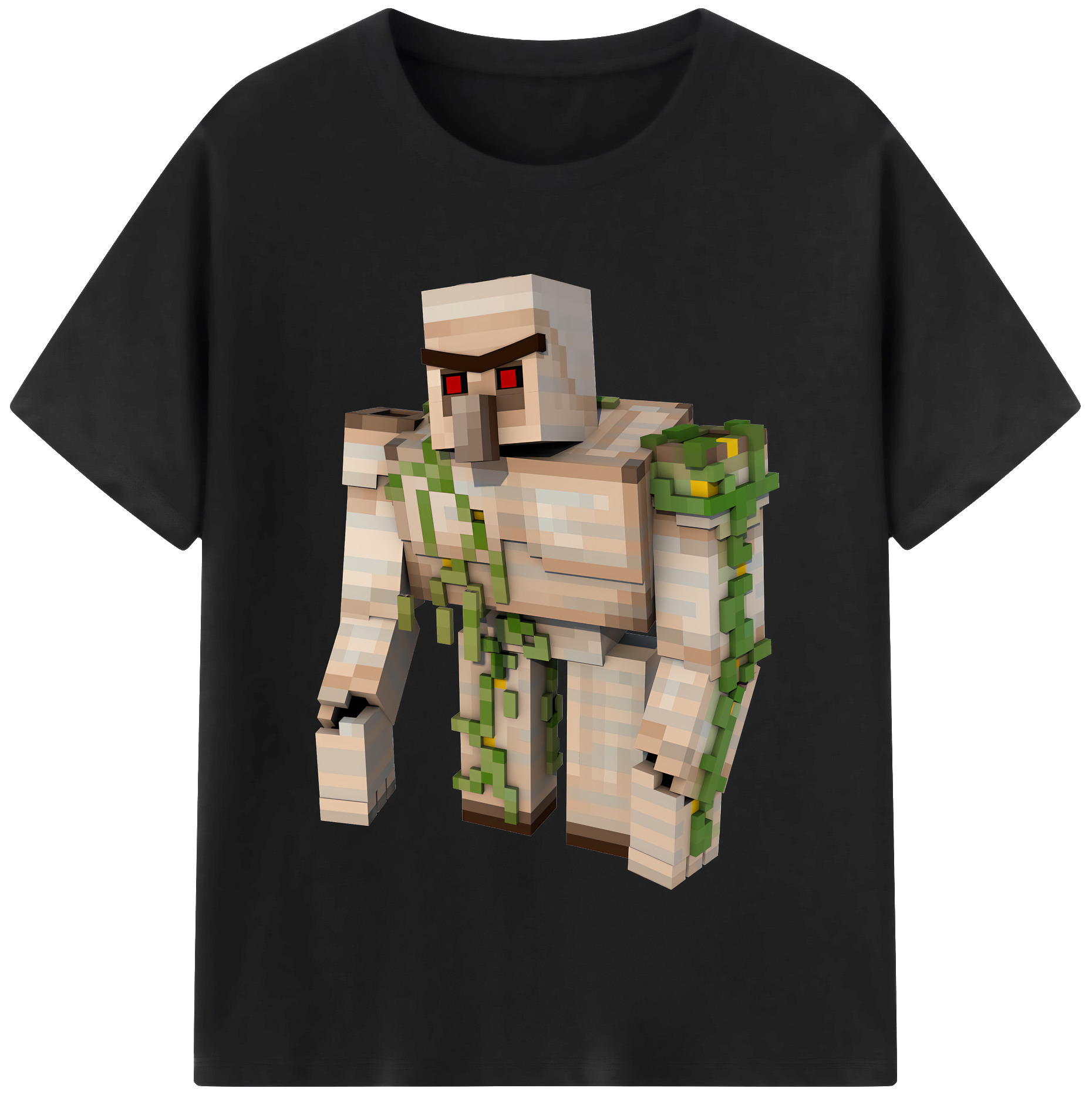 （画像用） マインクラフト ブロックの世界 Minecraft MC Block world レディースカジュアルプリントTシャツ（綿100％）