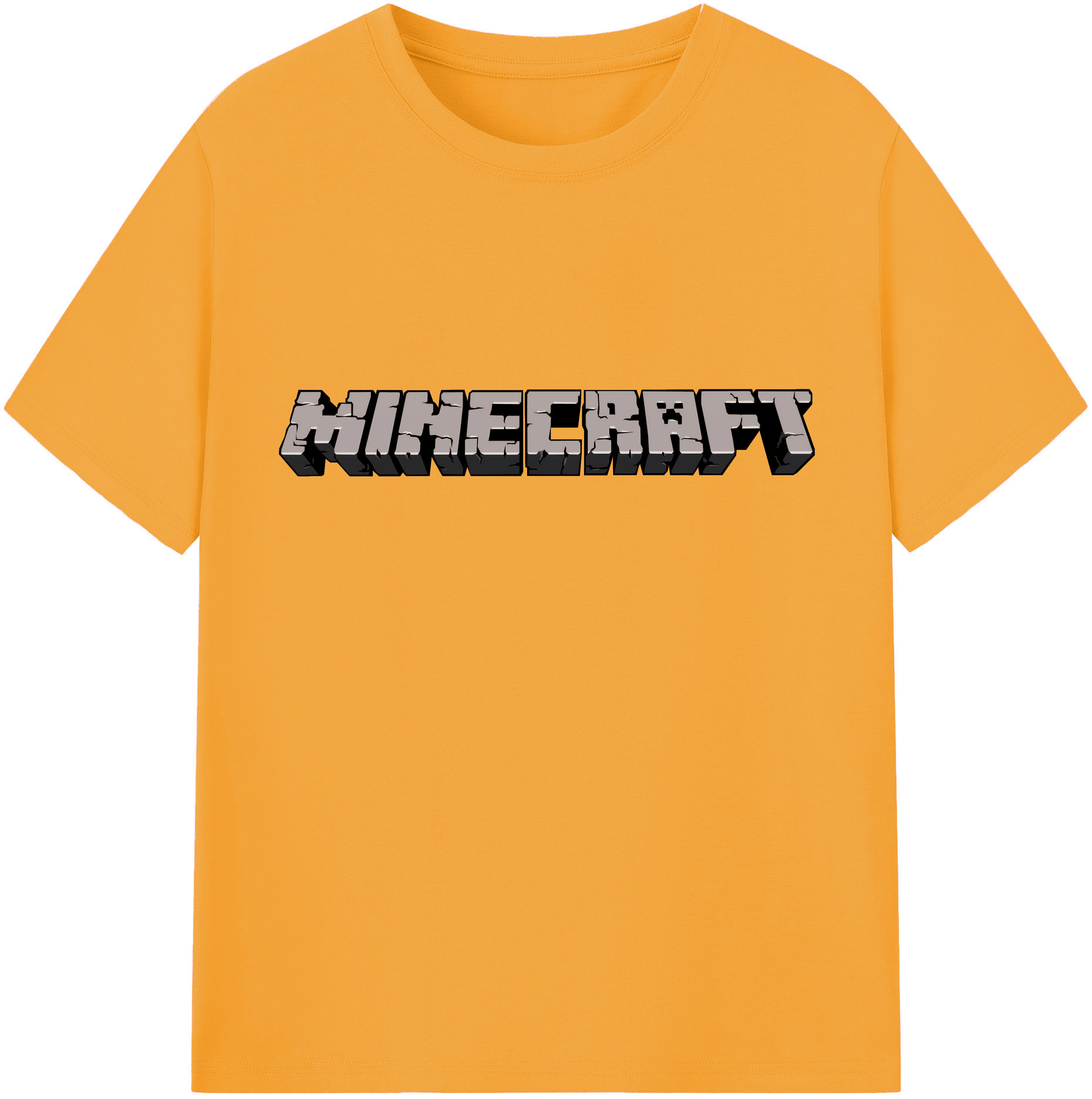 （画像用） マインクラフト ブロックの世界 Minecraft MC Block world レディースカジュアルプリントTシャツ（綿100％）