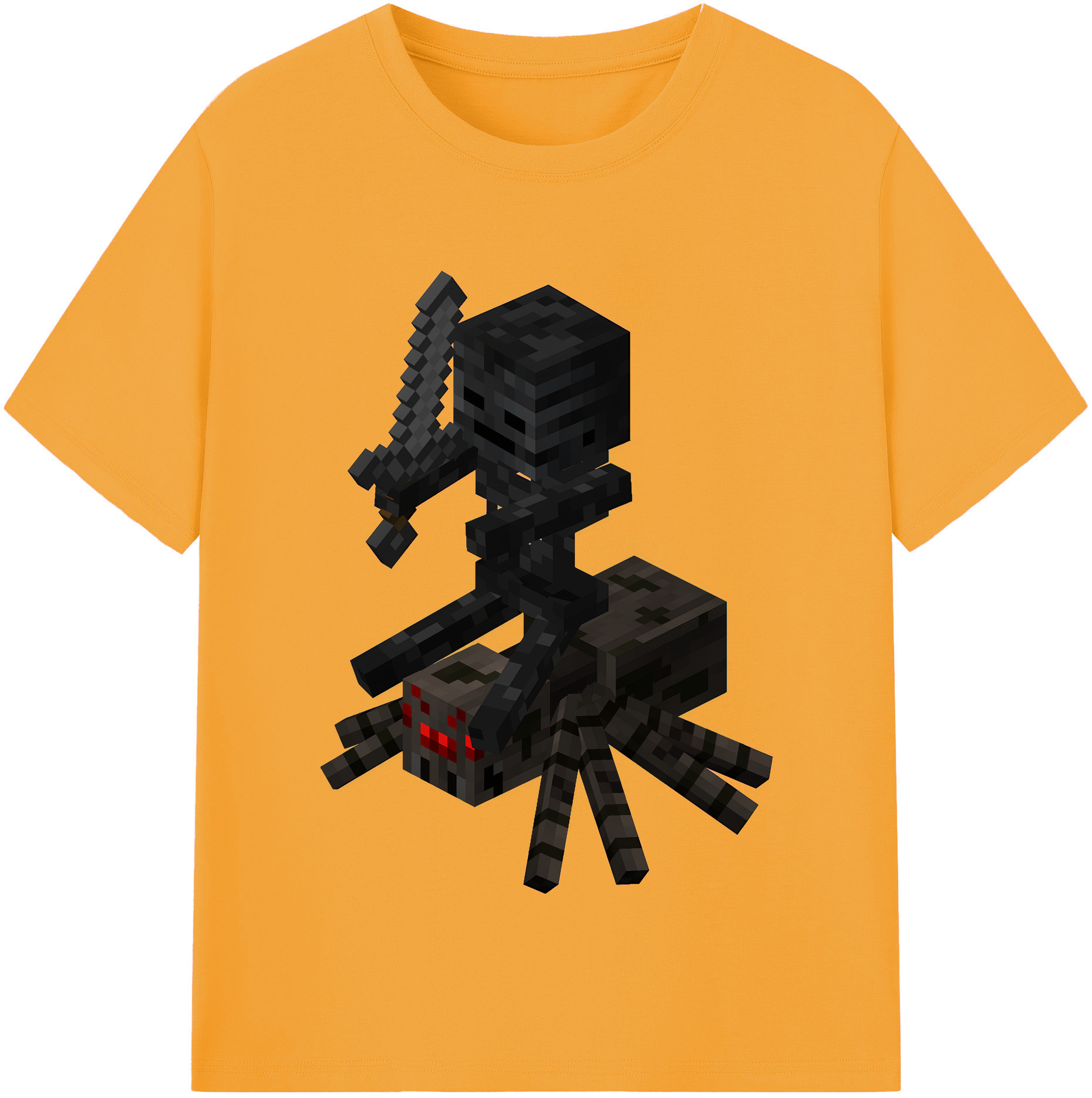 （画像用） マインクラフト ブロックの世界 Minecraft MC Block world レディースカジュアルプリントTシャツ（綿100％）