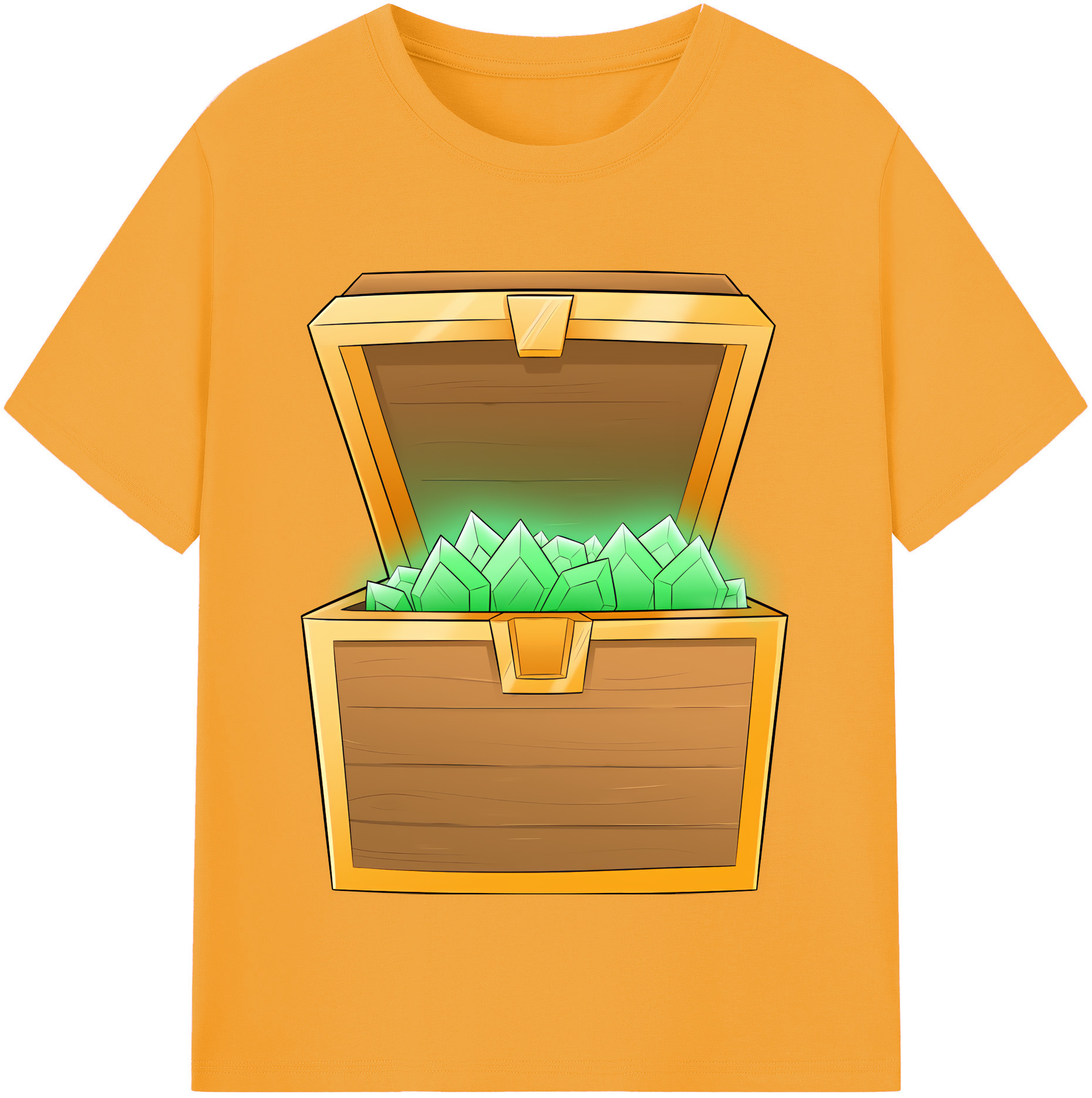 （画像用） マインクラフト ブロックの世界 Minecraft MC Block world レディースカジュアルプリントTシャツ（綿100％）