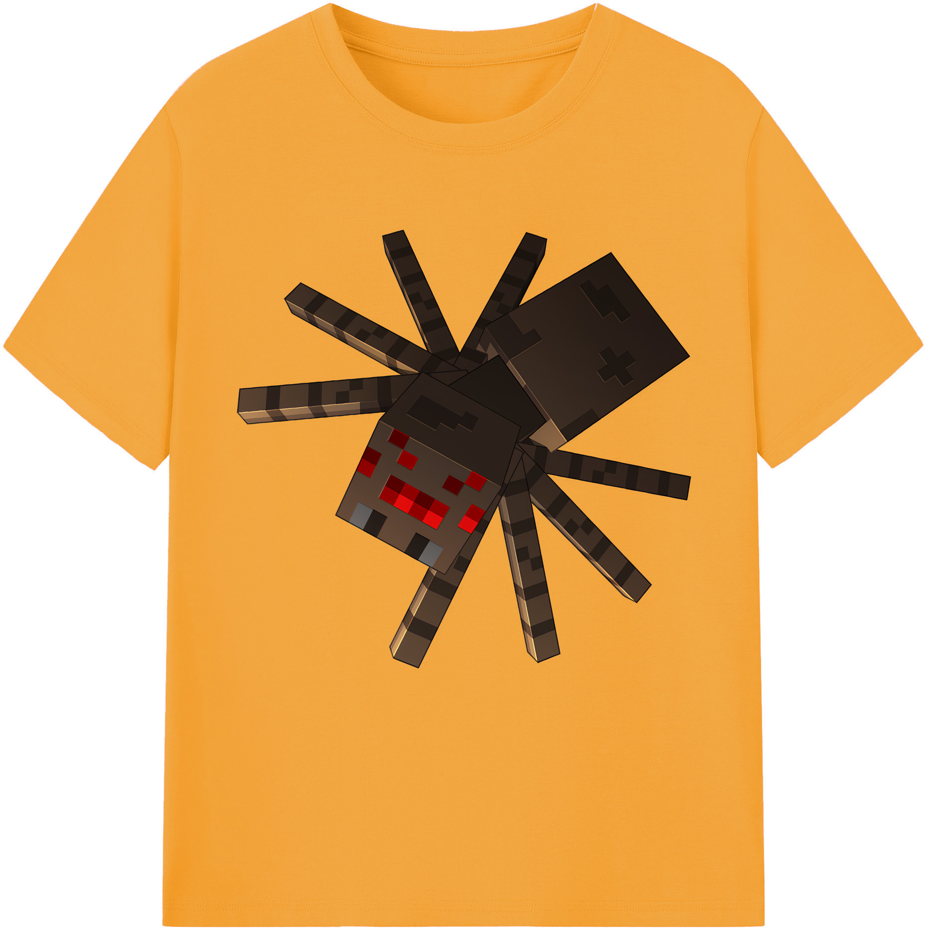 （画像用） マインクラフト ブロックの世界 Minecraft MC Block world レディースカジュアルプリントTシャツ（綿100％）