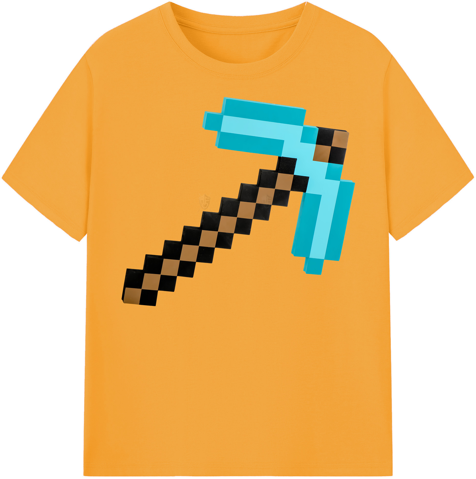（画像用） マインクラフト ブロックの世界 Minecraft MC Block world レディースカジュアルプリントTシャツ（綿100％）