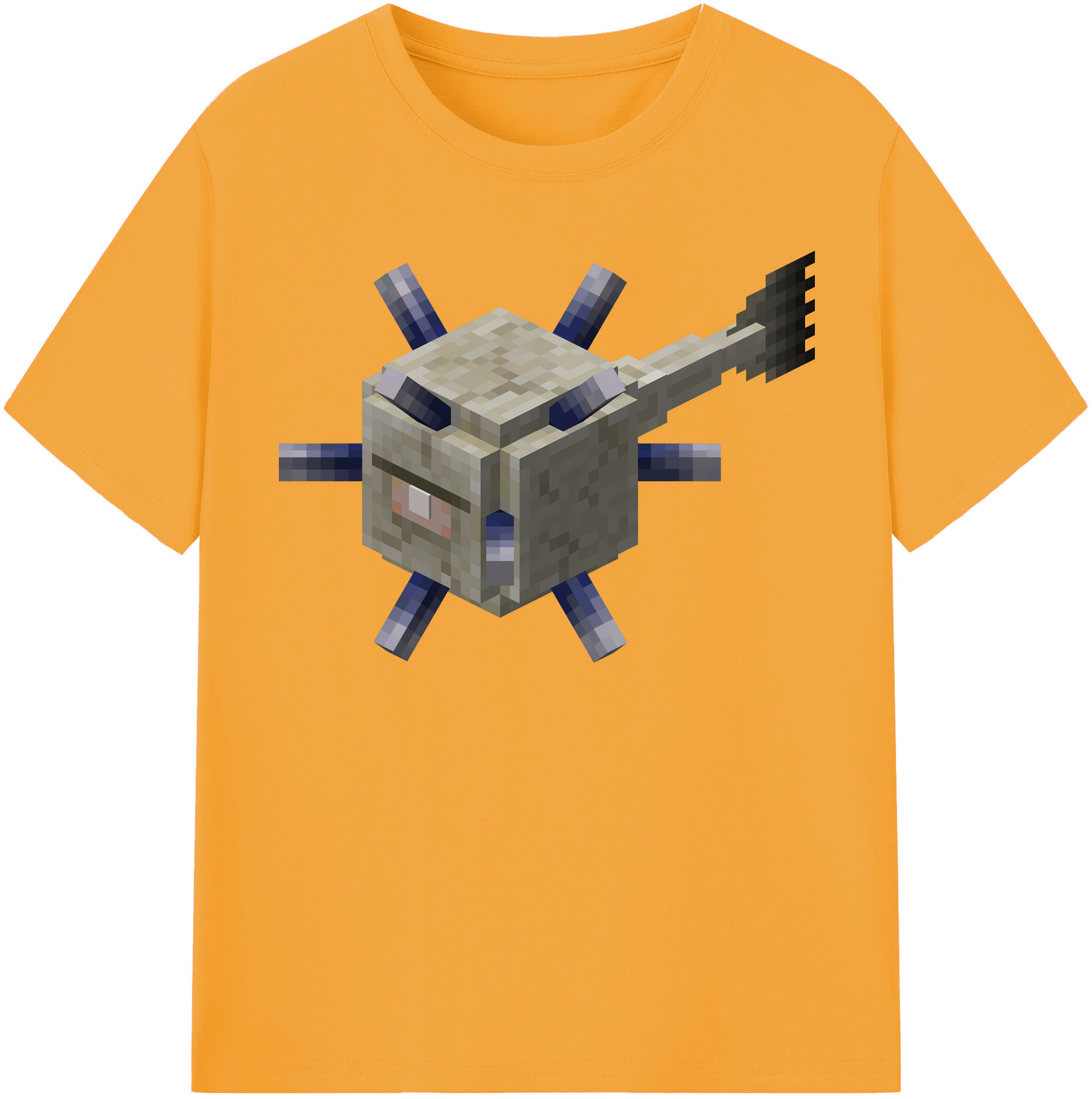 （画像用） マインクラフト ブロックの世界 Minecraft MC Block world レディースカジュアルプリントTシャツ（綿100％）