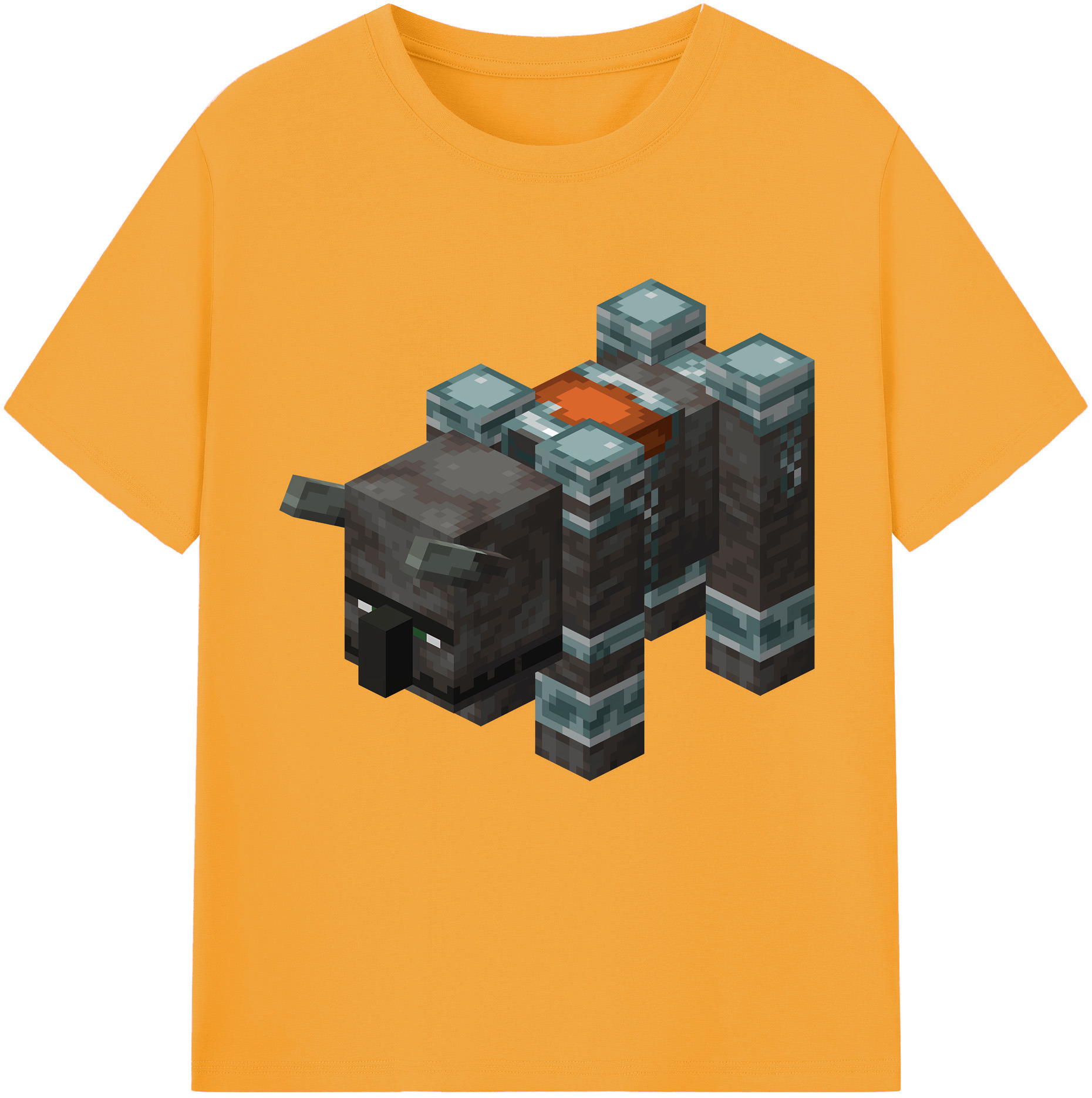 （画像用） マインクラフト ブロックの世界 Minecraft MC Block world レディースカジュアルプリントTシャツ（綿100％）