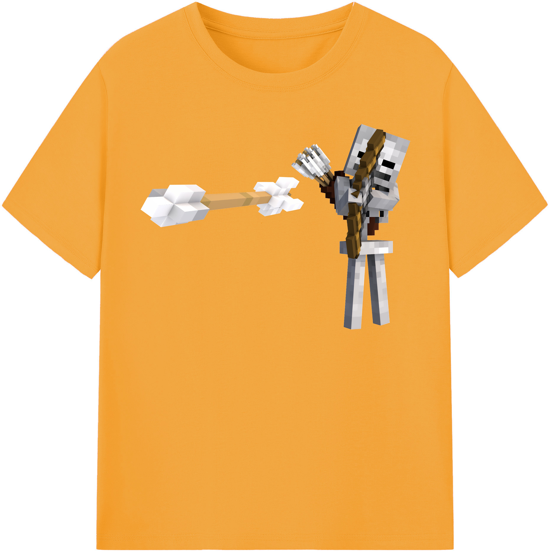 （画像用） マインクラフト ブロックの世界 Minecraft MC Block world レディースカジュアルプリントTシャツ（綿100％）