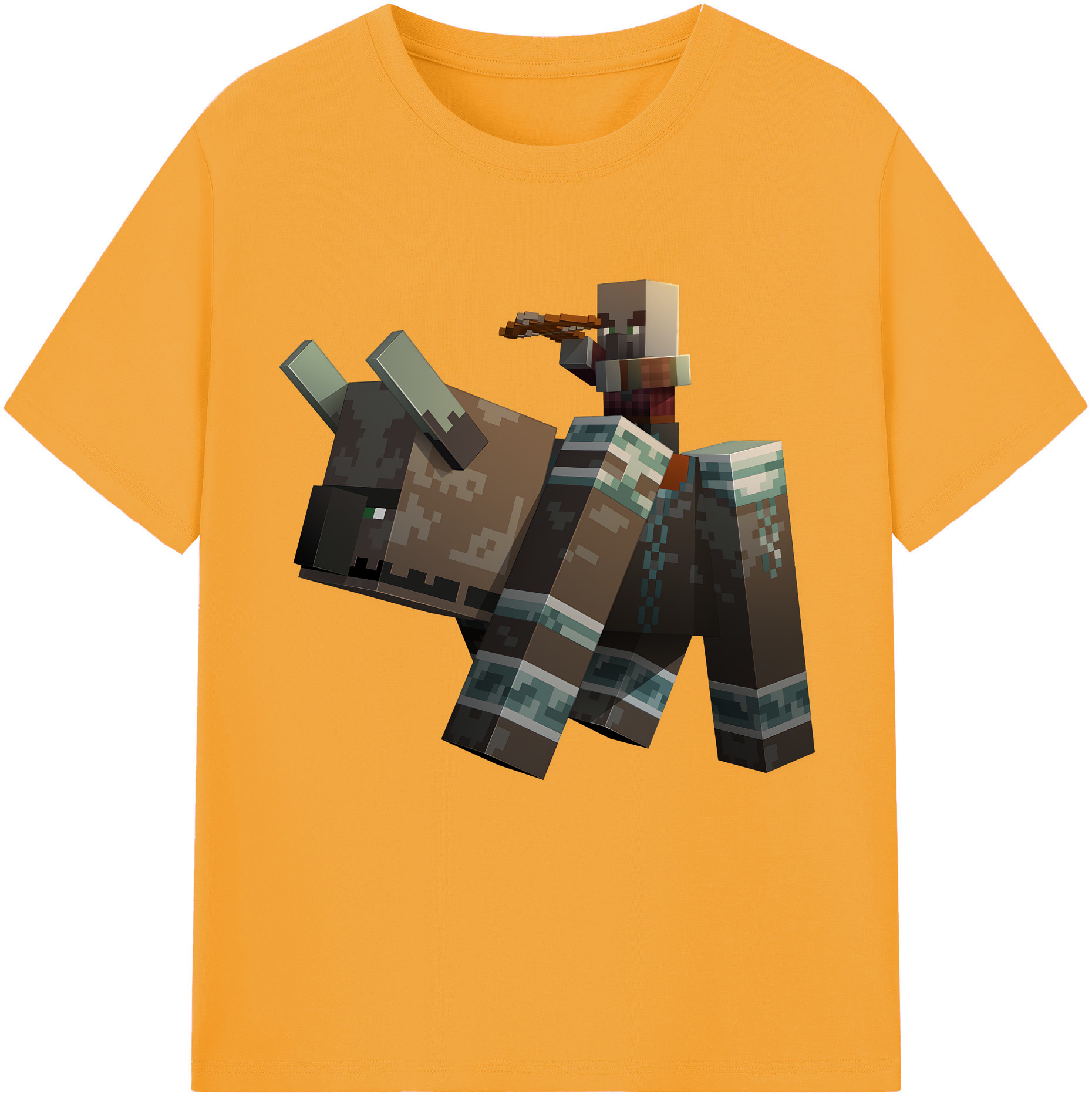 （画像用） マインクラフト ブロックの世界 Minecraft MC Block world レディースカジュアルプリントTシャツ（綿100％）