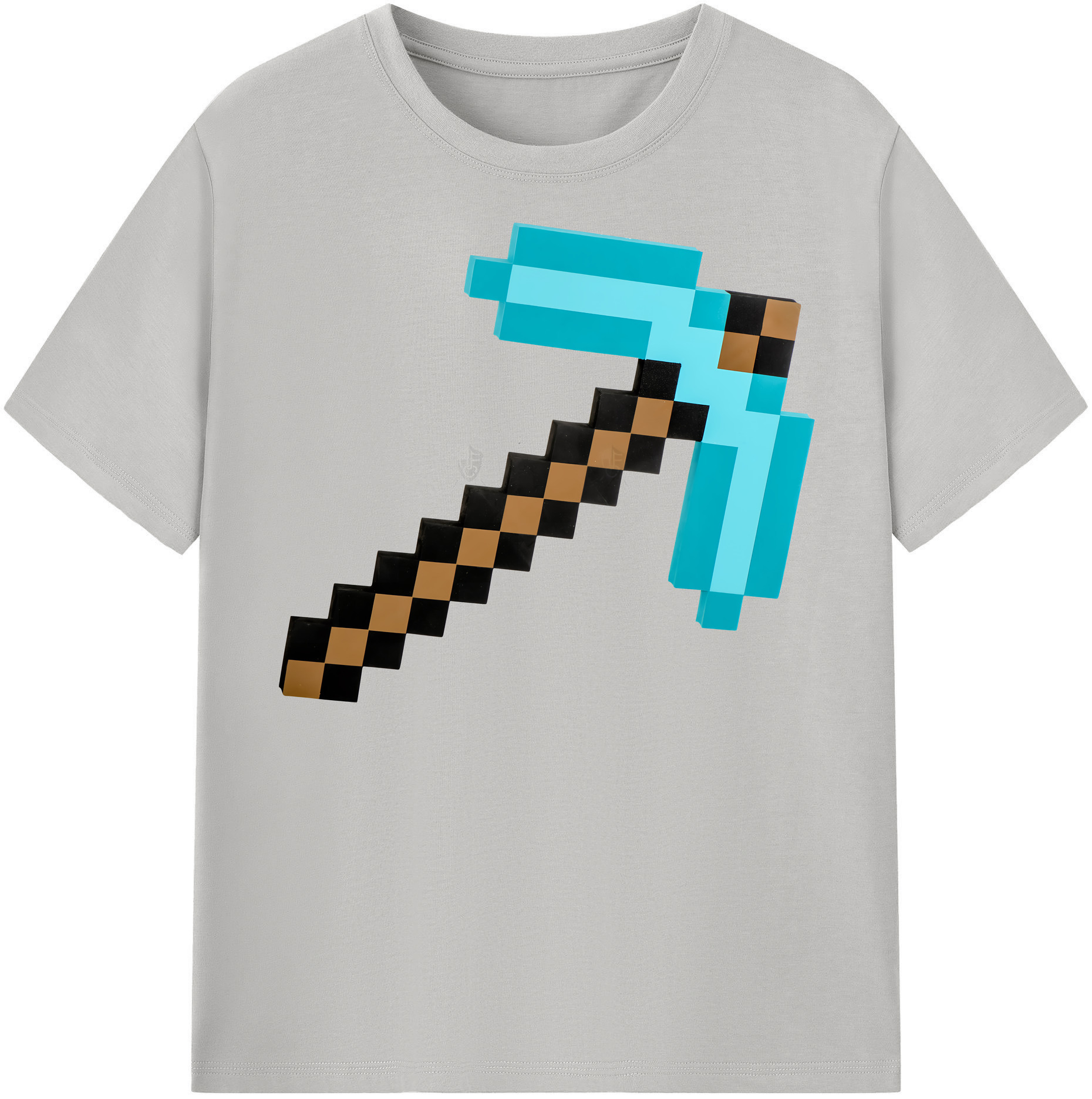 （画像用） マインクラフト ブロックの世界 Minecraft MC Block world レディースカジュアルプリントTシャツ（綿100％）