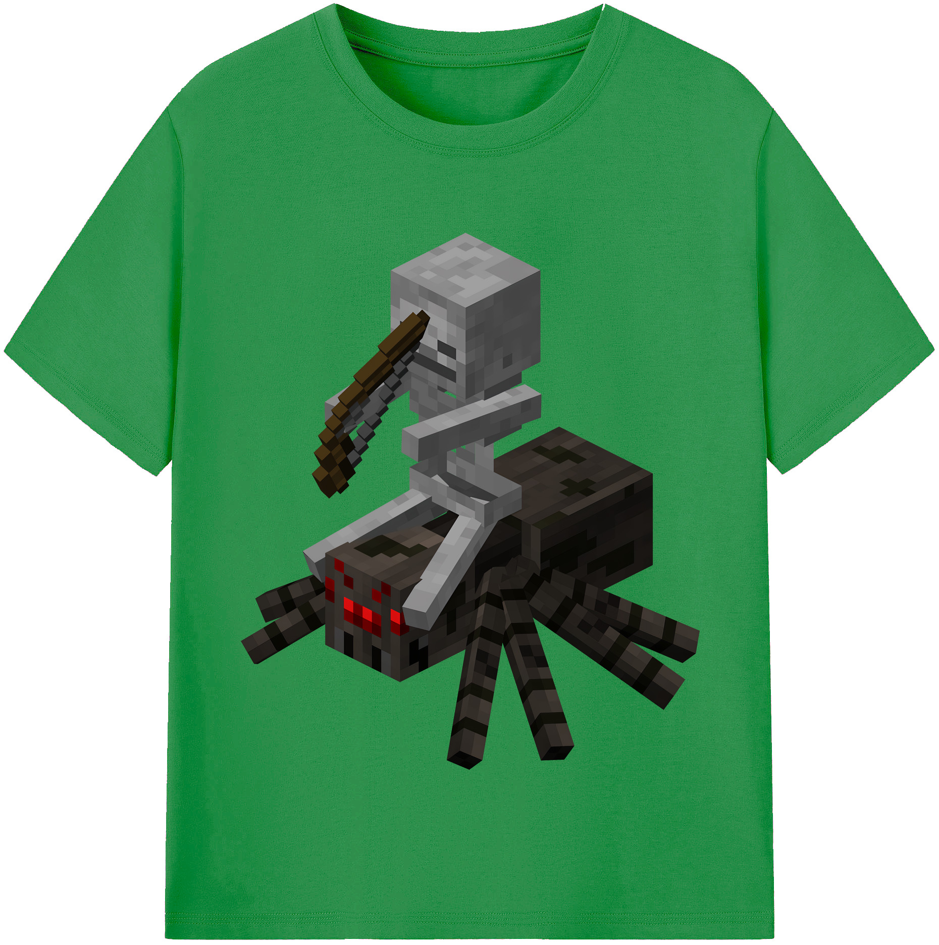 （画像用） マインクラフト ブロックの世界 Minecraft MC Block world レディースカジュアルプリントTシャツ（綿100％）