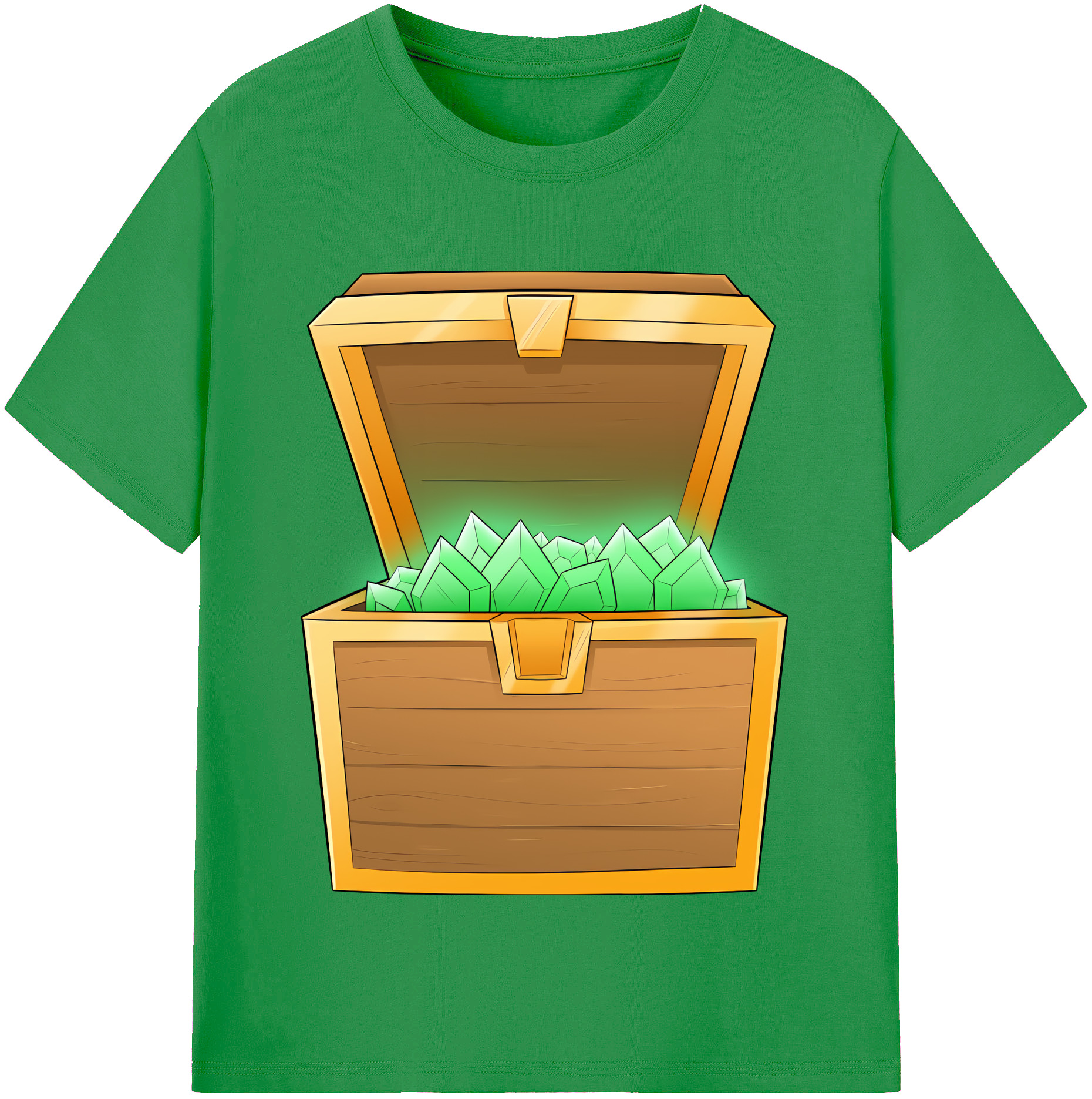 （画像用） マインクラフト ブロックの世界 Minecraft MC Block world レディースカジュアルプリントTシャツ（綿100％）