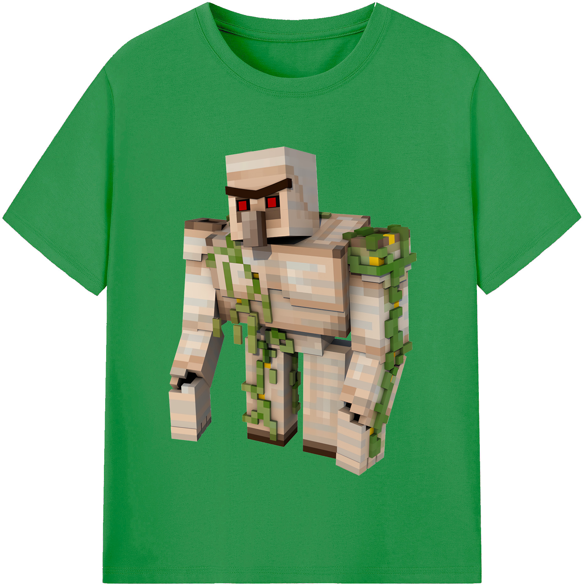 （画像用） マインクラフト ブロックの世界 Minecraft MC Block world レディースカジュアルプリントTシャツ（綿100％）