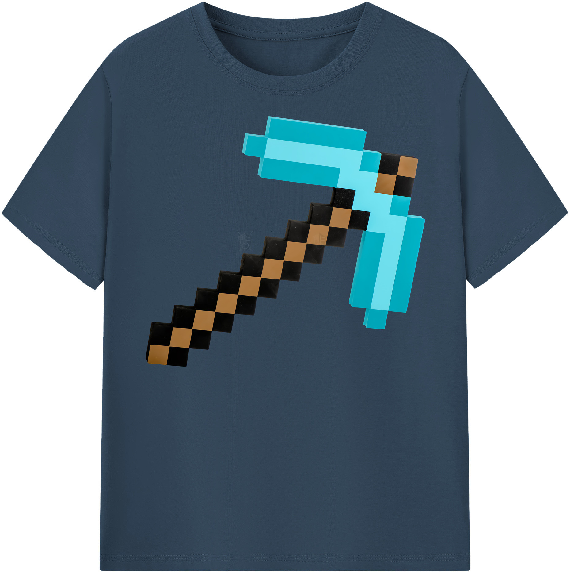 （画像用） マインクラフト ブロックの世界 Minecraft MC Block world レディースカジュアルプリントTシャツ（綿100％）