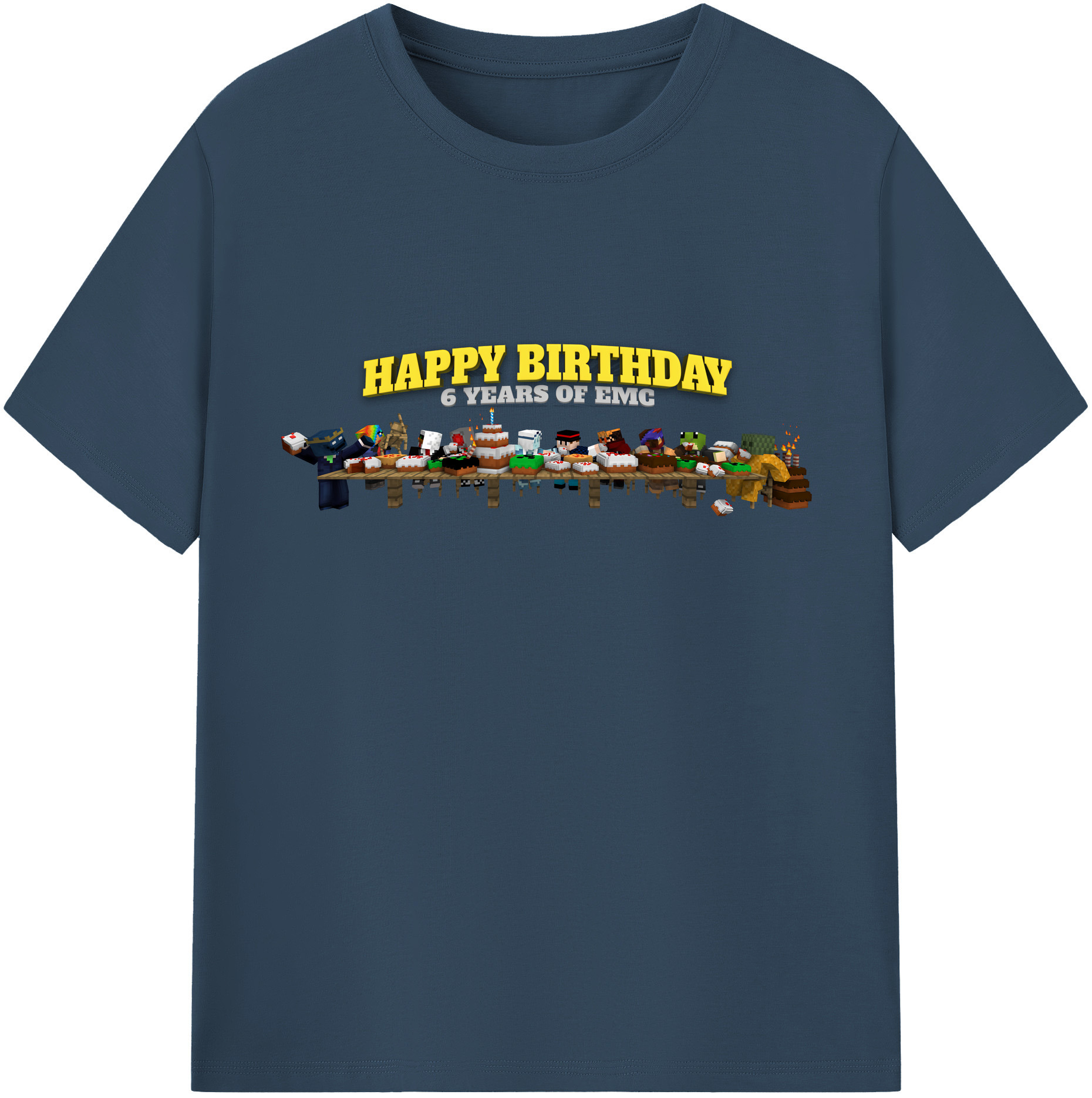 （画像用） マインクラフト ブロックの世界 Minecraft MC Block world レディースカジュアルプリントTシャツ（綿100％）