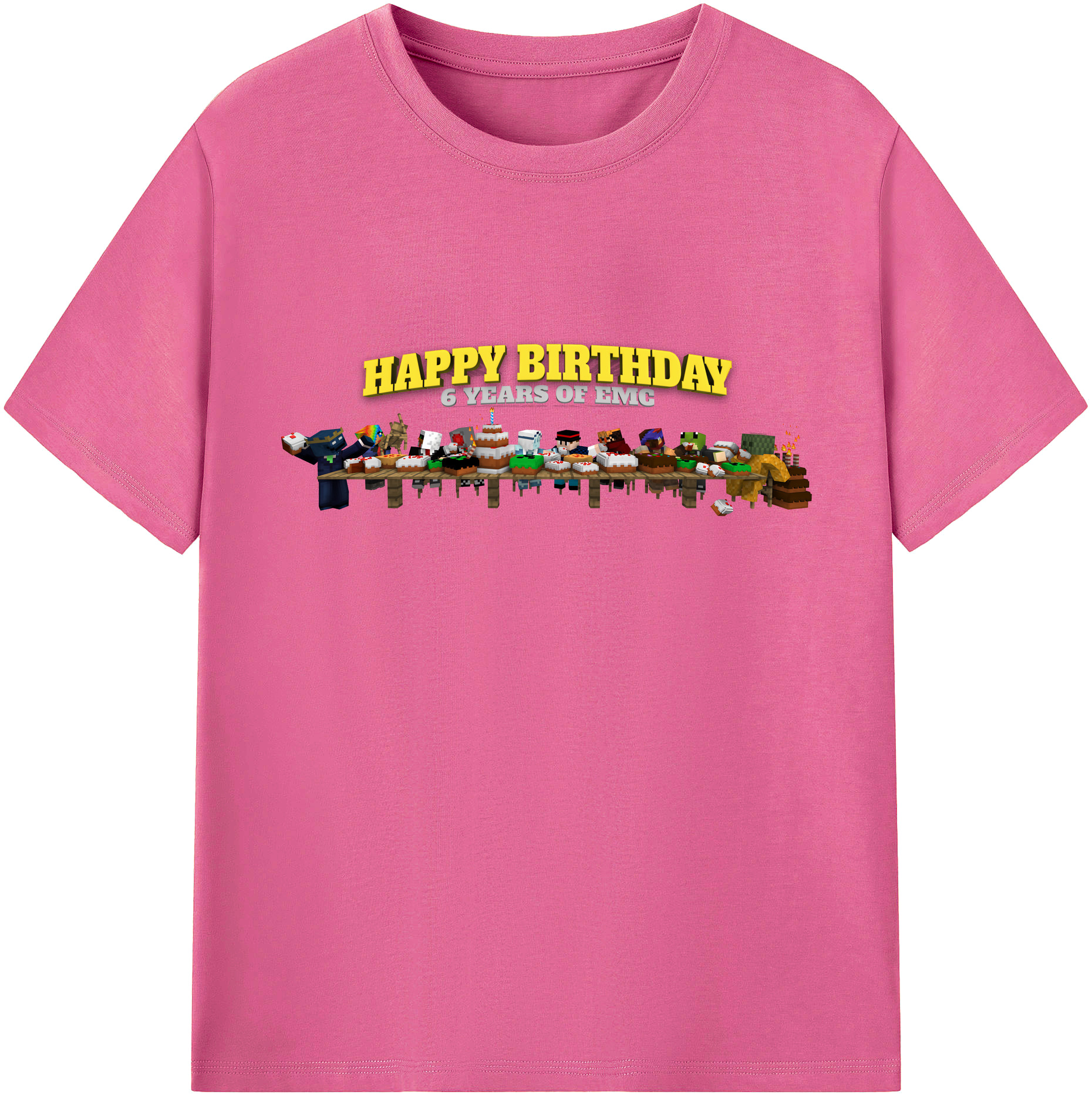 （画像用） マインクラフト ブロックの世界 Minecraft MC Block world レディースカジュアルプリントTシャツ（綿100％）