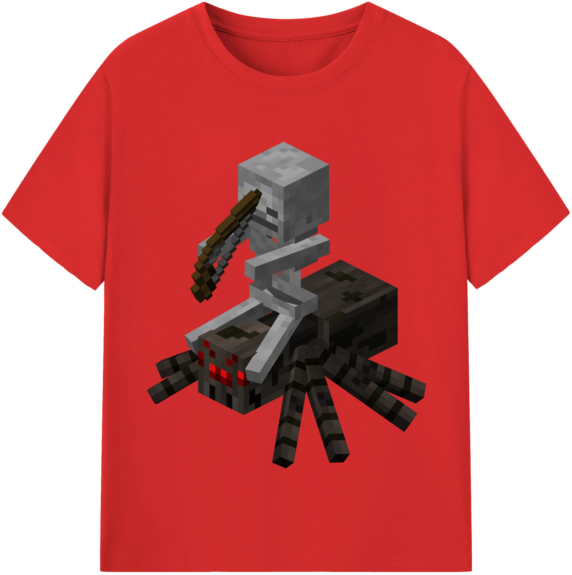 （画像用） マインクラフト ブロックの世界 Minecraft MC Block world レディースカジュアルプリントTシャツ（綿100％）