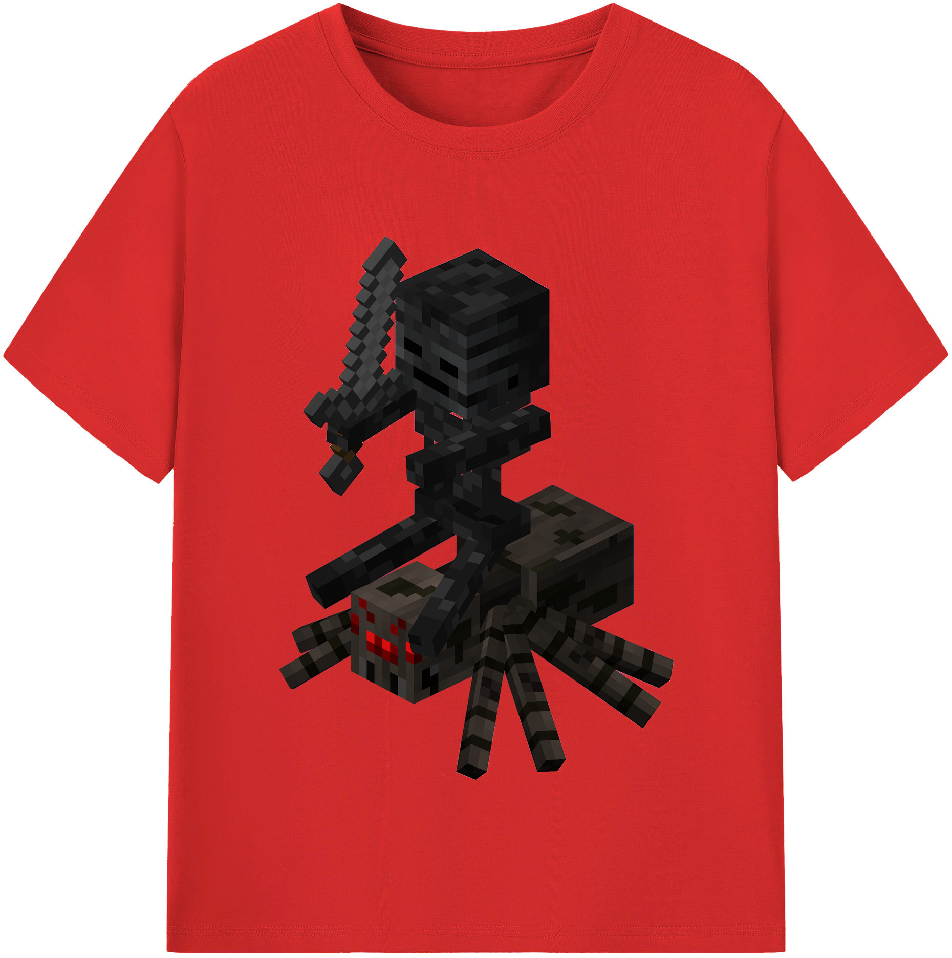 （画像用） マインクラフト ブロックの世界 Minecraft MC Block world レディースカジュアルプリントTシャツ（綿100％）