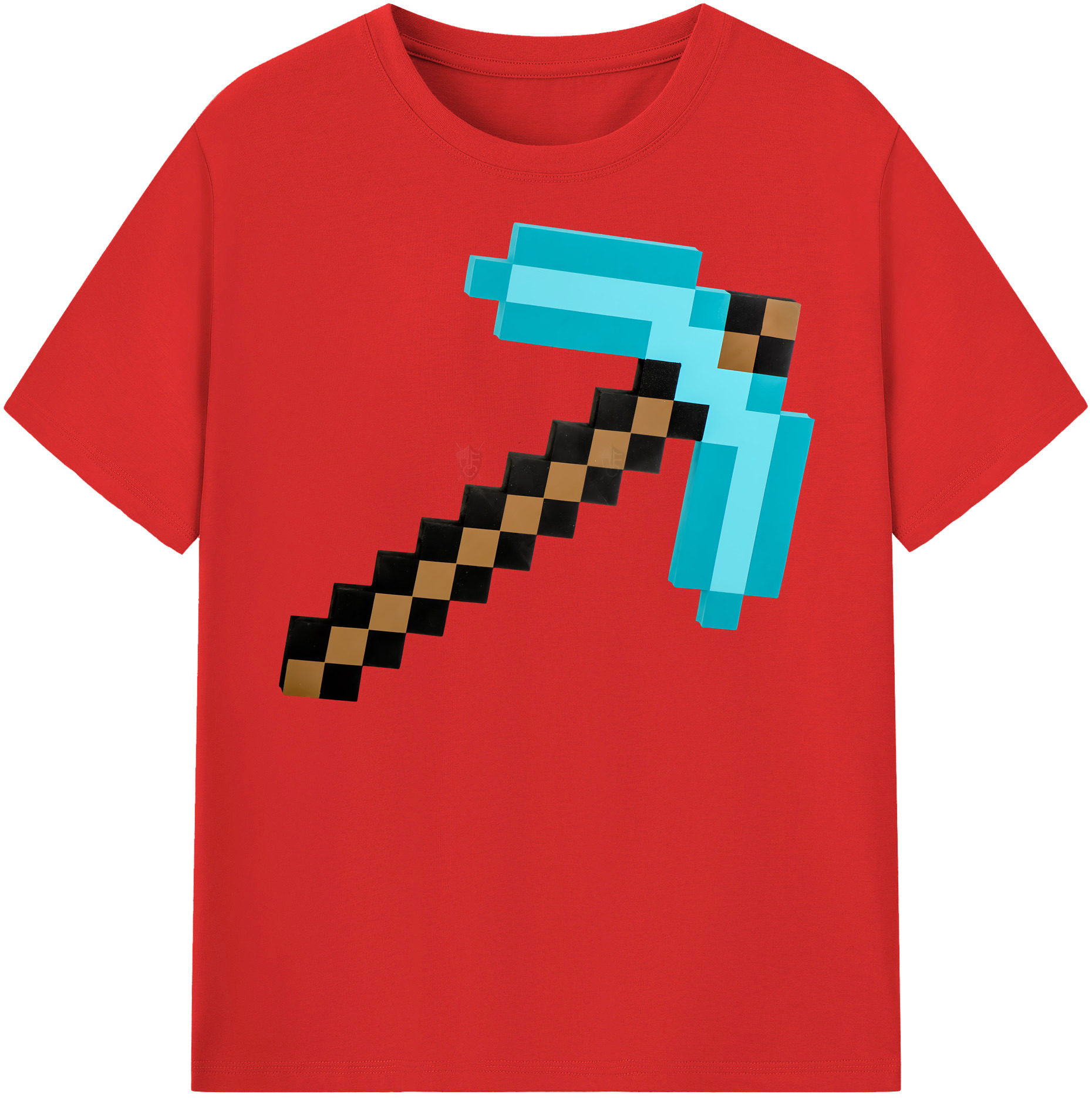（画像用） マインクラフト ブロックの世界 Minecraft MC Block world レディースカジュアルプリントTシャツ（綿100％）
