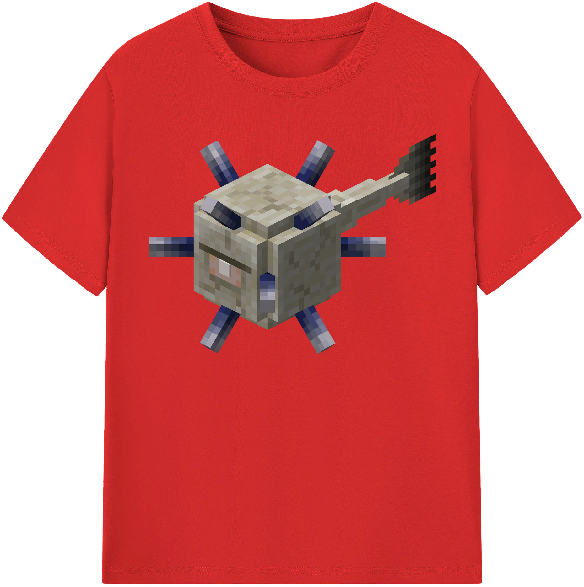 （画像用） マインクラフト ブロックの世界 Minecraft MC Block world レディースカジュアルプリントTシャツ（綿100％）
