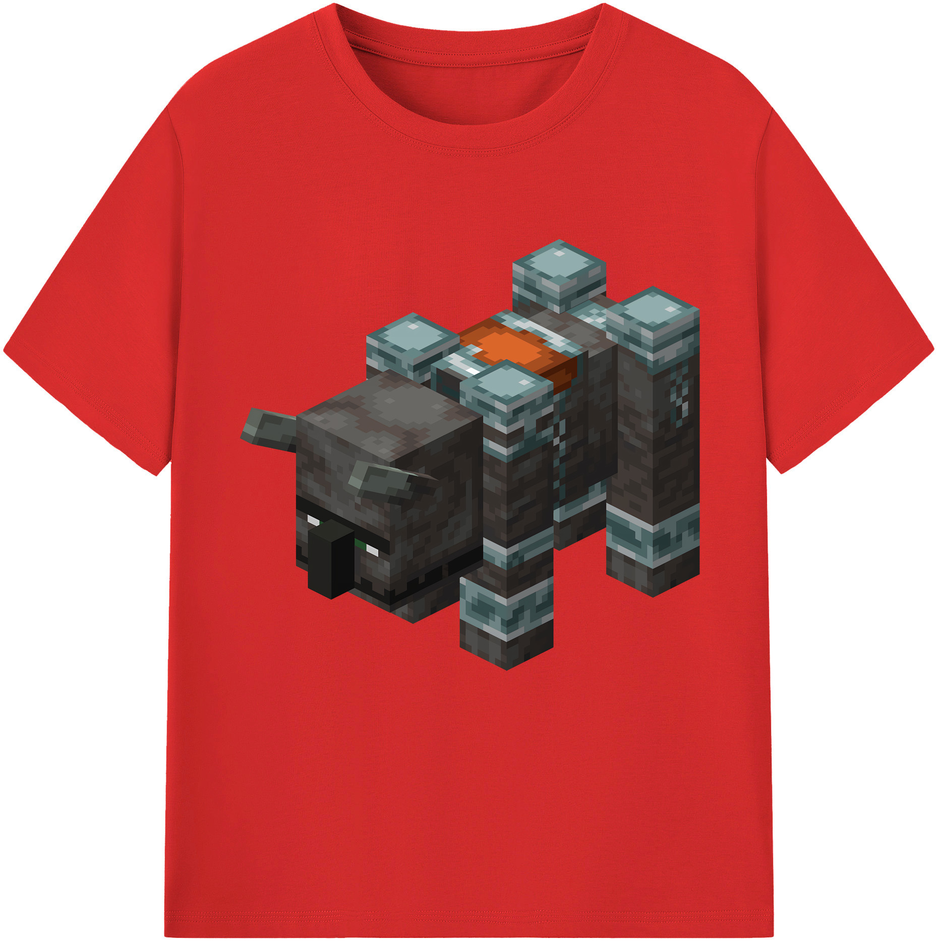 （画像用） マインクラフト ブロックの世界 Minecraft MC Block world レディースカジュアルプリントTシャツ（綿100％）